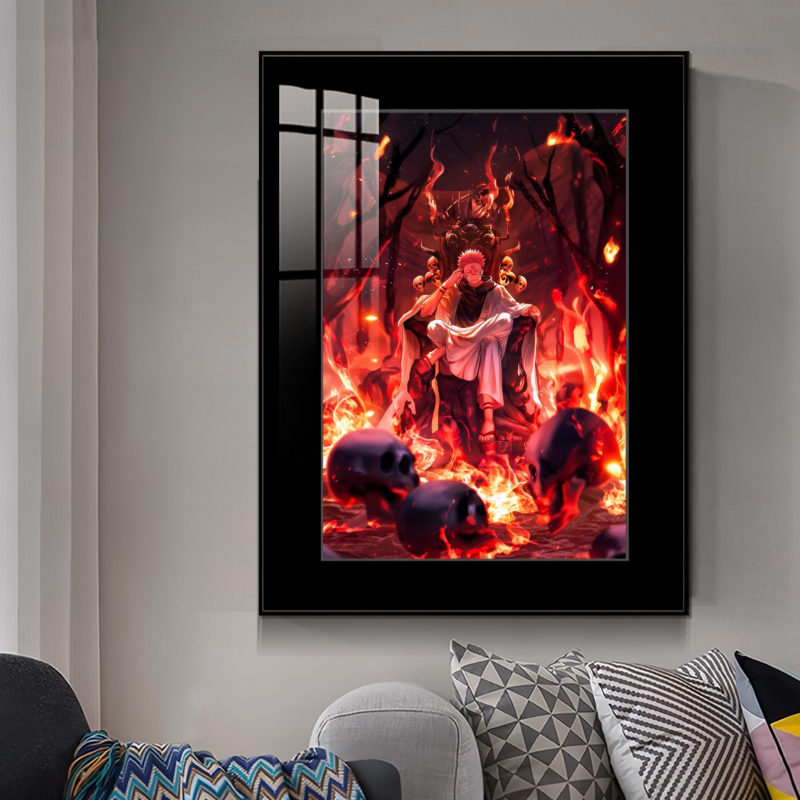 【週邊】橘子工作室－咒術迴戰 王座 兩面宿儺 裝飾畫