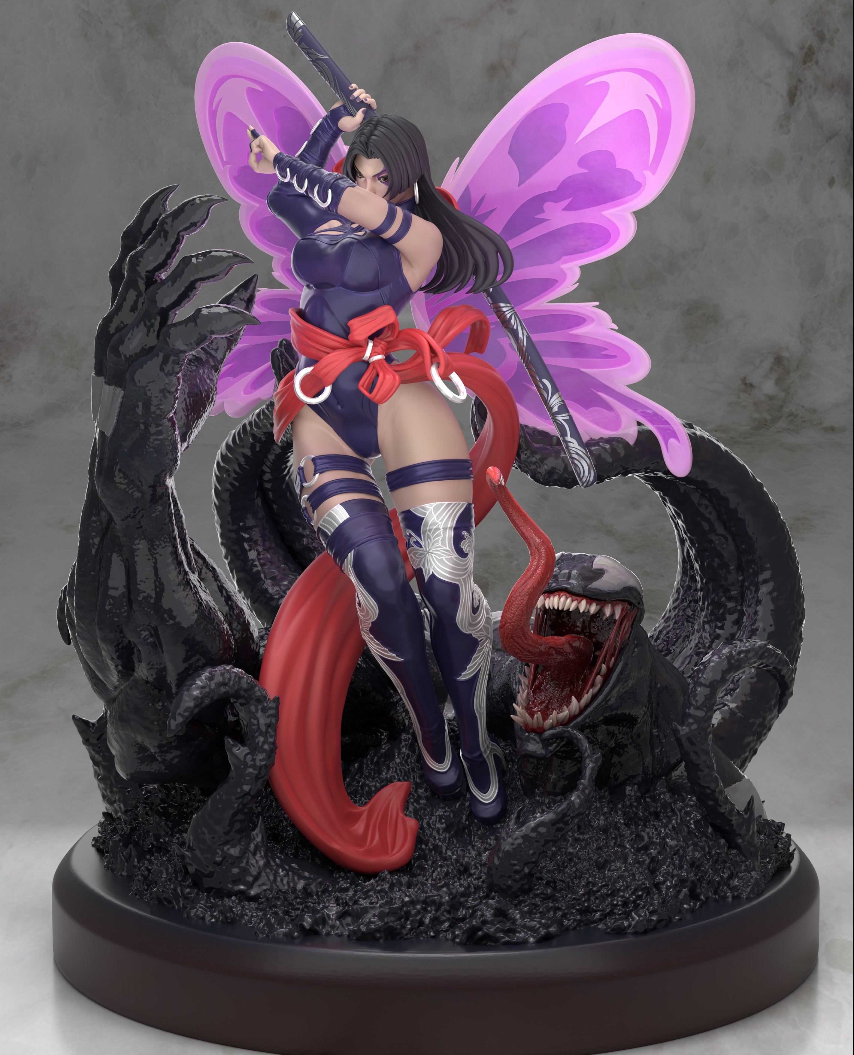 【漫威】行者工作室-漫威系列 靈蝶&毒液