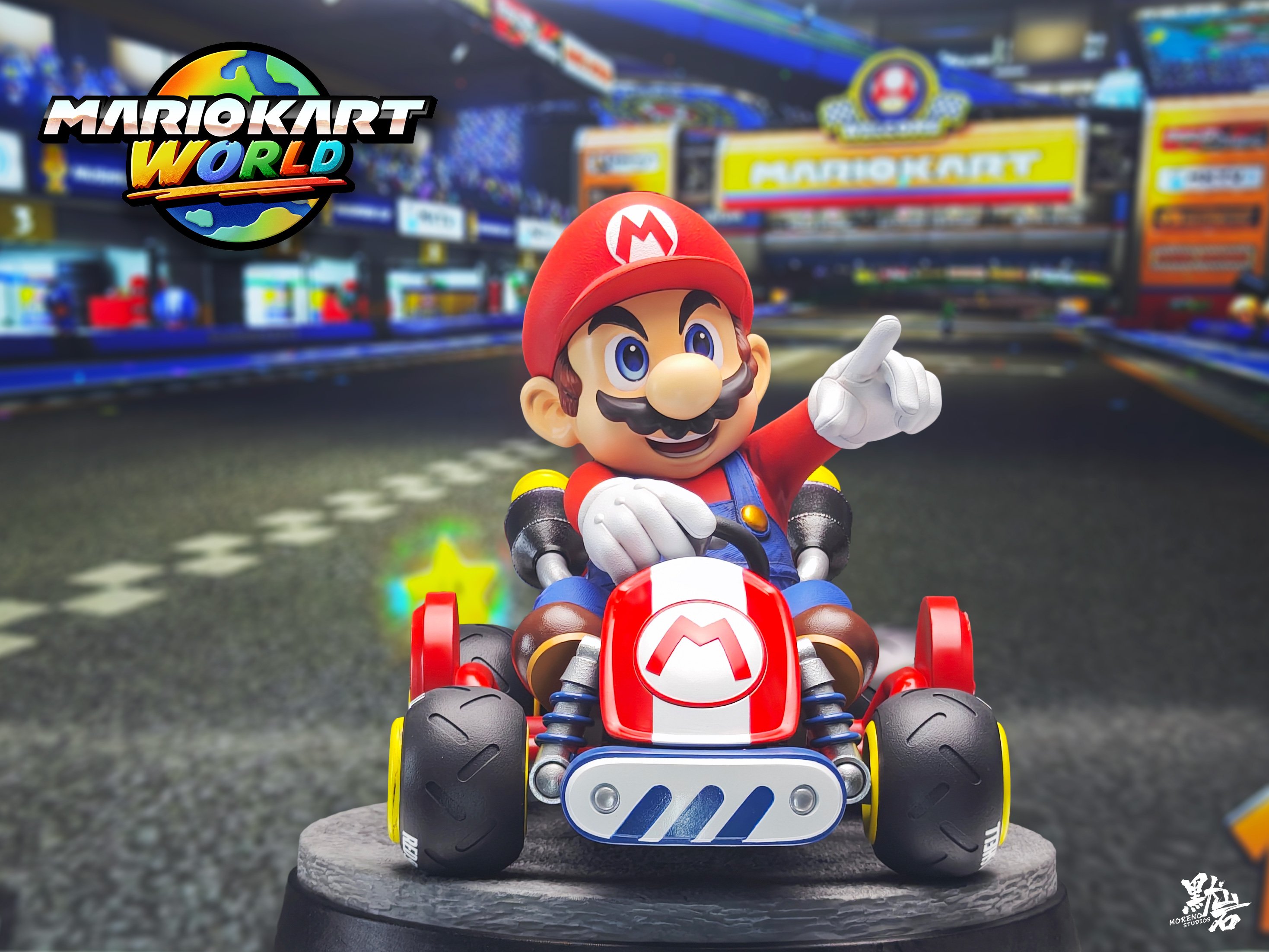 【電玩】默岩工作室MORENO STUDIOS-馬車世界MARIOKART WORLD
