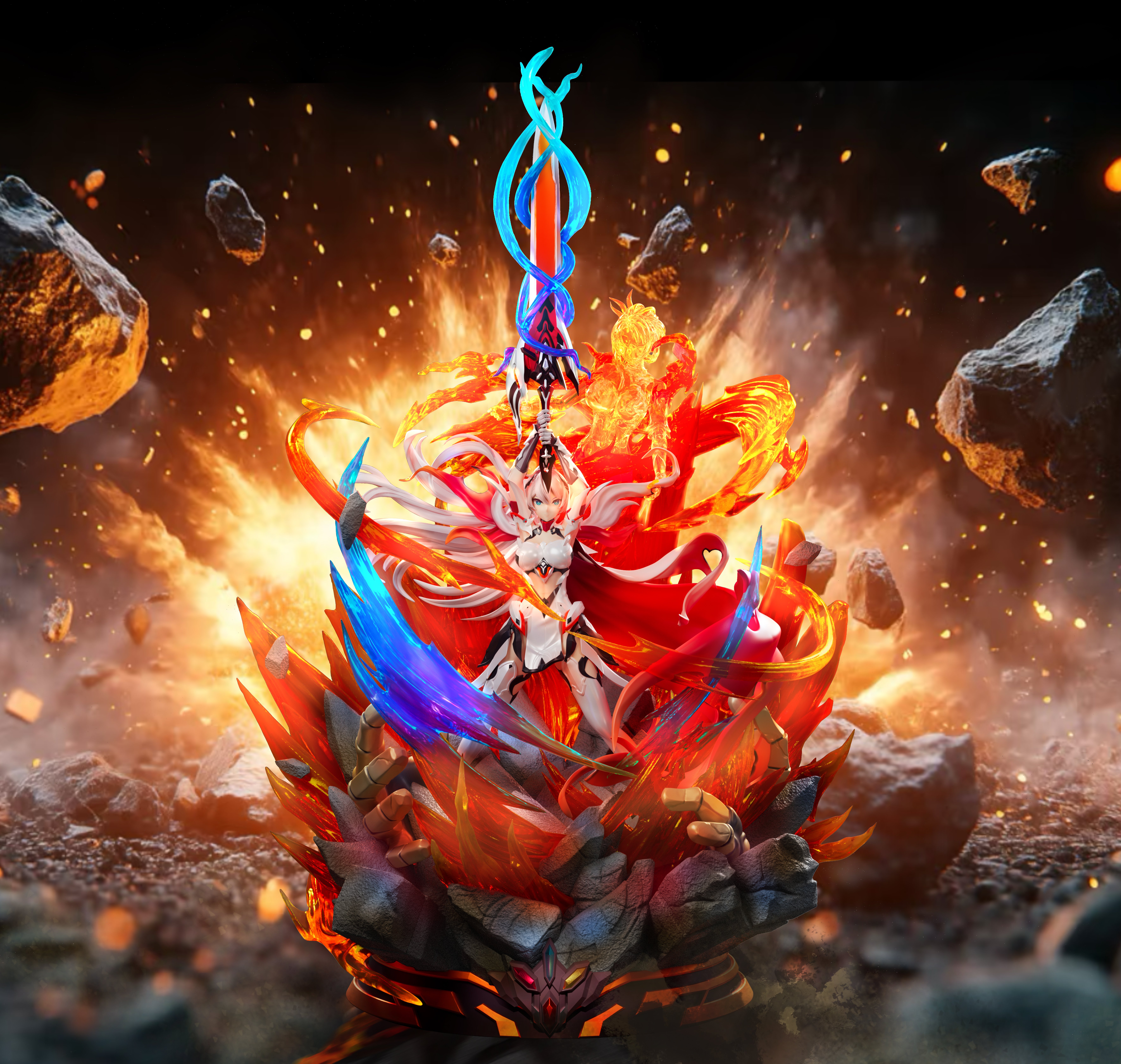 【崩壞】HFK工作室-琪亞娜 薪炎永燃