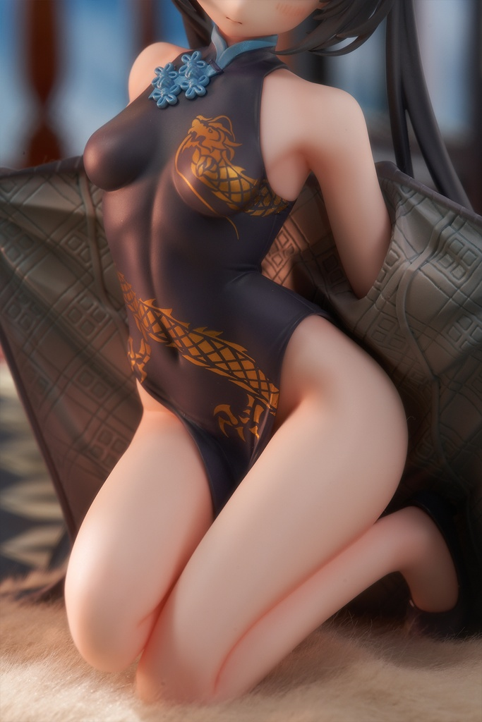 【蔚藍檔案】Fix cast（FC）-龍華妃咲 旗袍 兔女郎