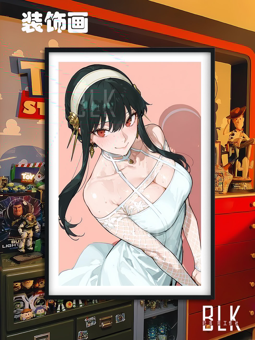 【週邊】巴洛克－羞澀約兒 裝飾畫 & 冰箱貼