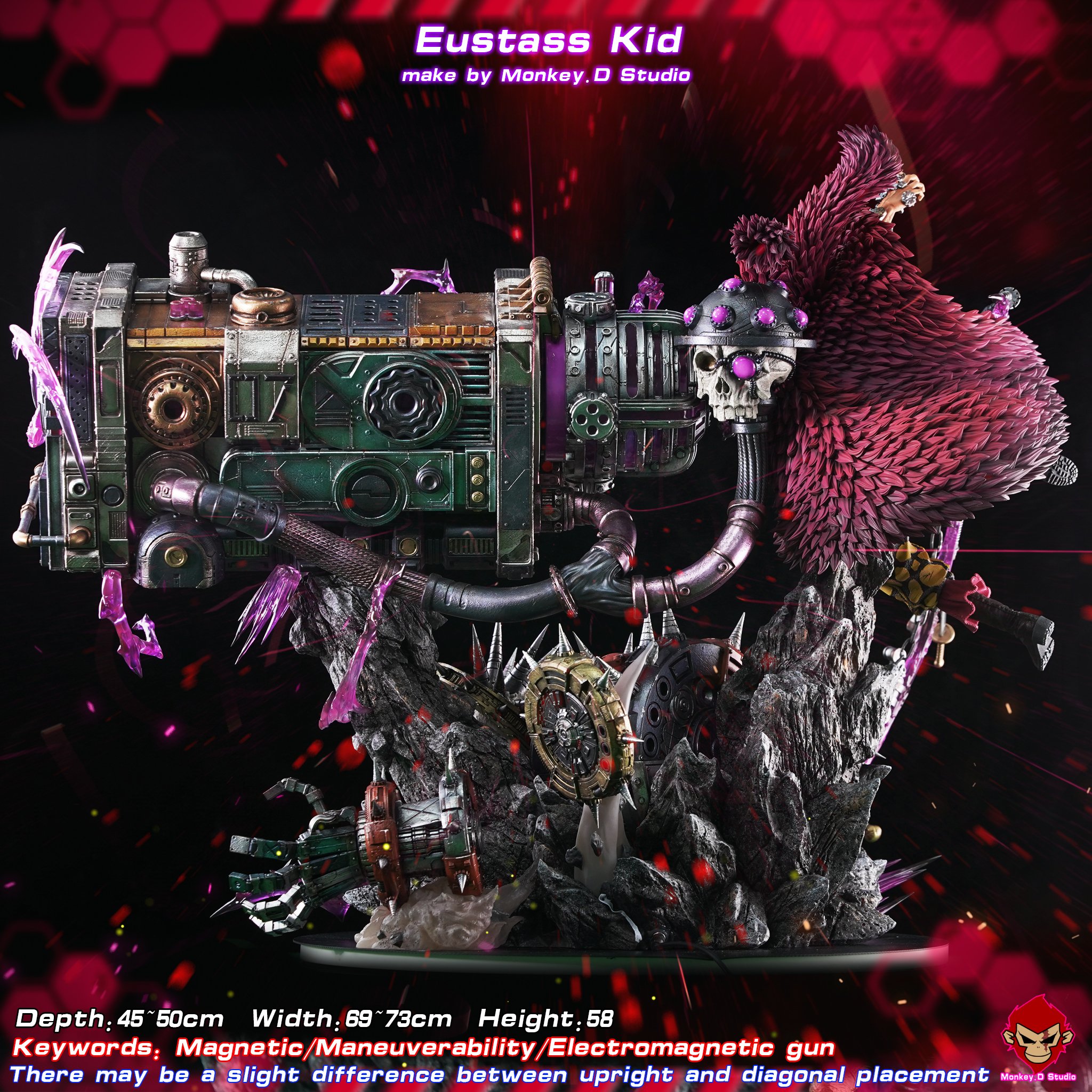 【海賊王】漫奇工作室-海賊王系列 極惡時代 三船長共鳴系列 第三彈 尤斯塔斯.基德