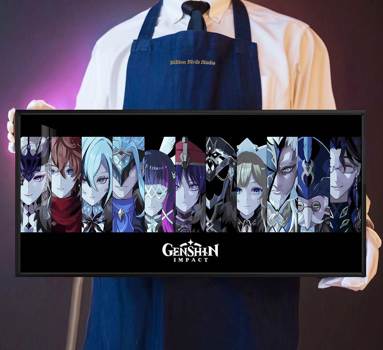 【週邊】千鳥社-原神至冬國愚人眾十一執行官滑鼠墊裝飾畫