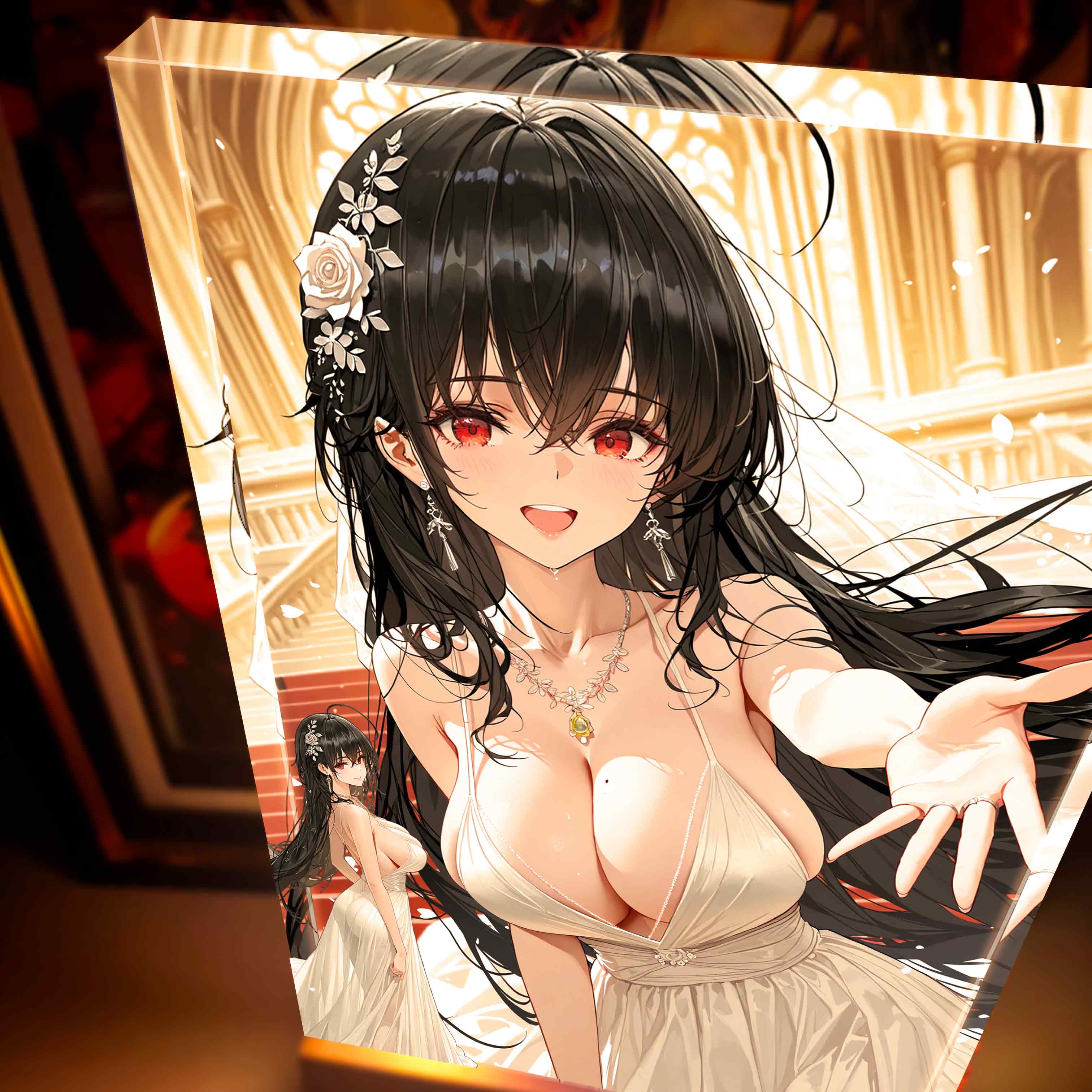 【週邊】阿喵畫社－婚紗 大鳳 發光卡磚&護腕滑鼠墊