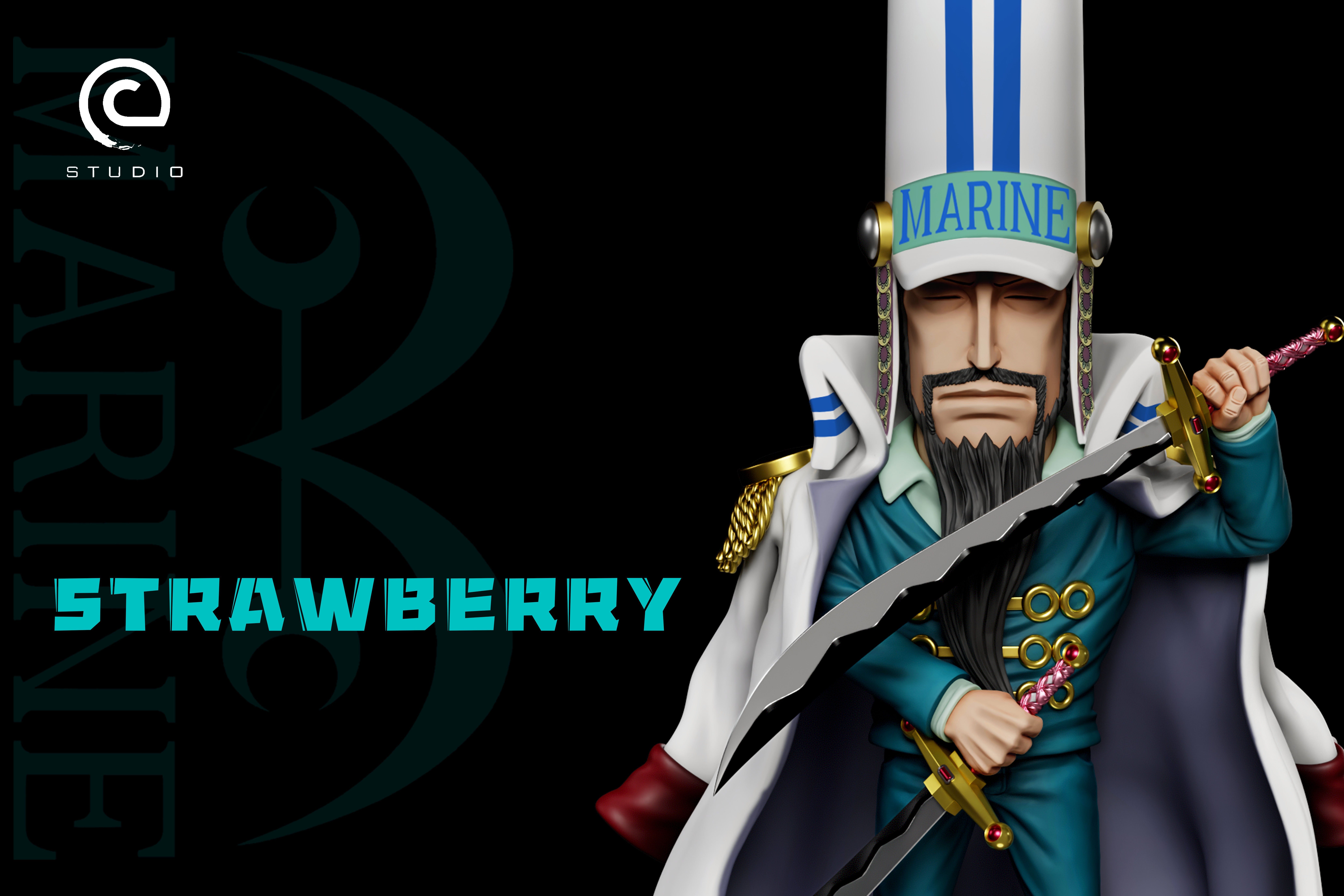 【海賊王】C-STUDIO-海軍系列 海軍本部中將 斯托洛貝裡