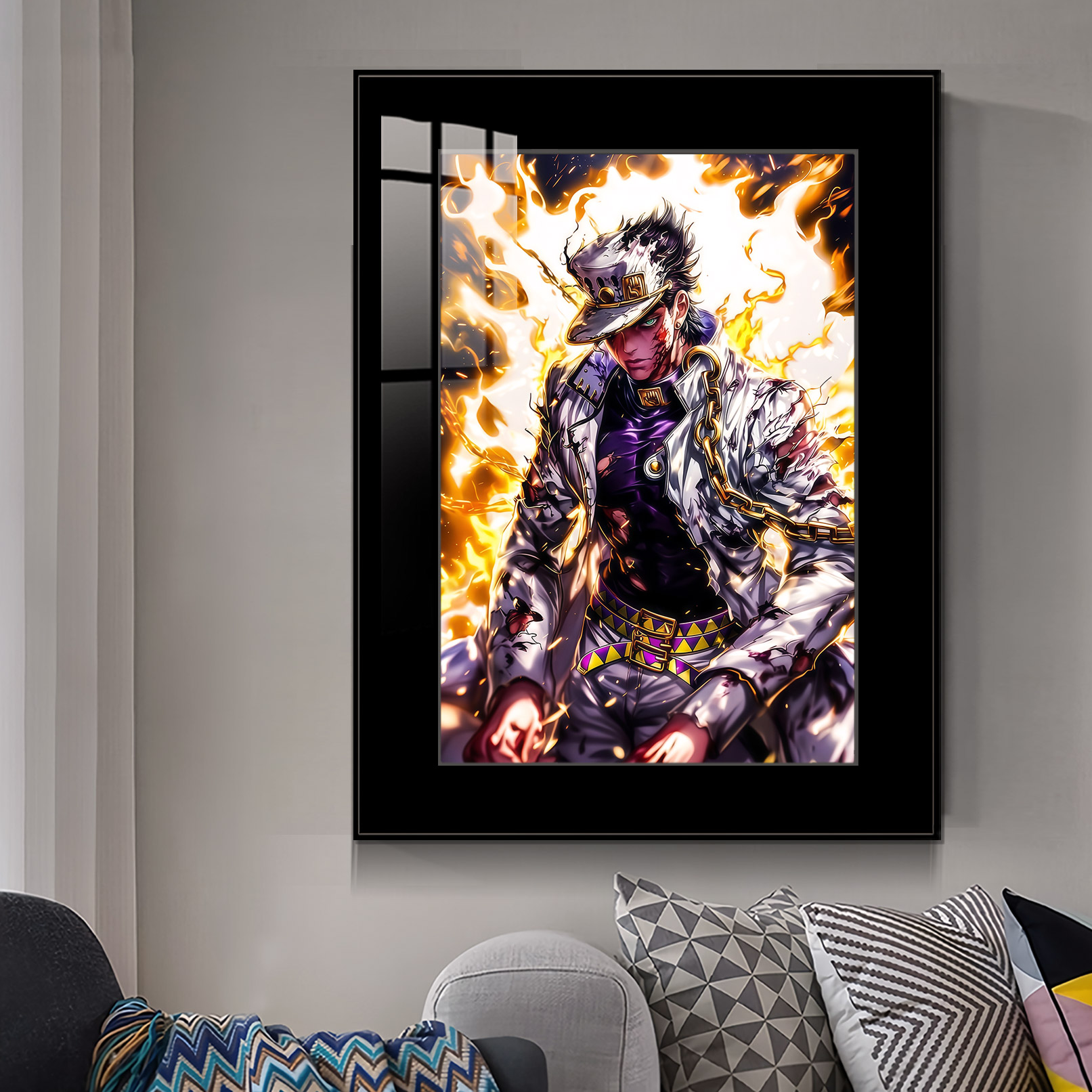 【週邊】橘子工作室－JOJO的奇幻冒險 白衣空條承太郎 裝飾畫