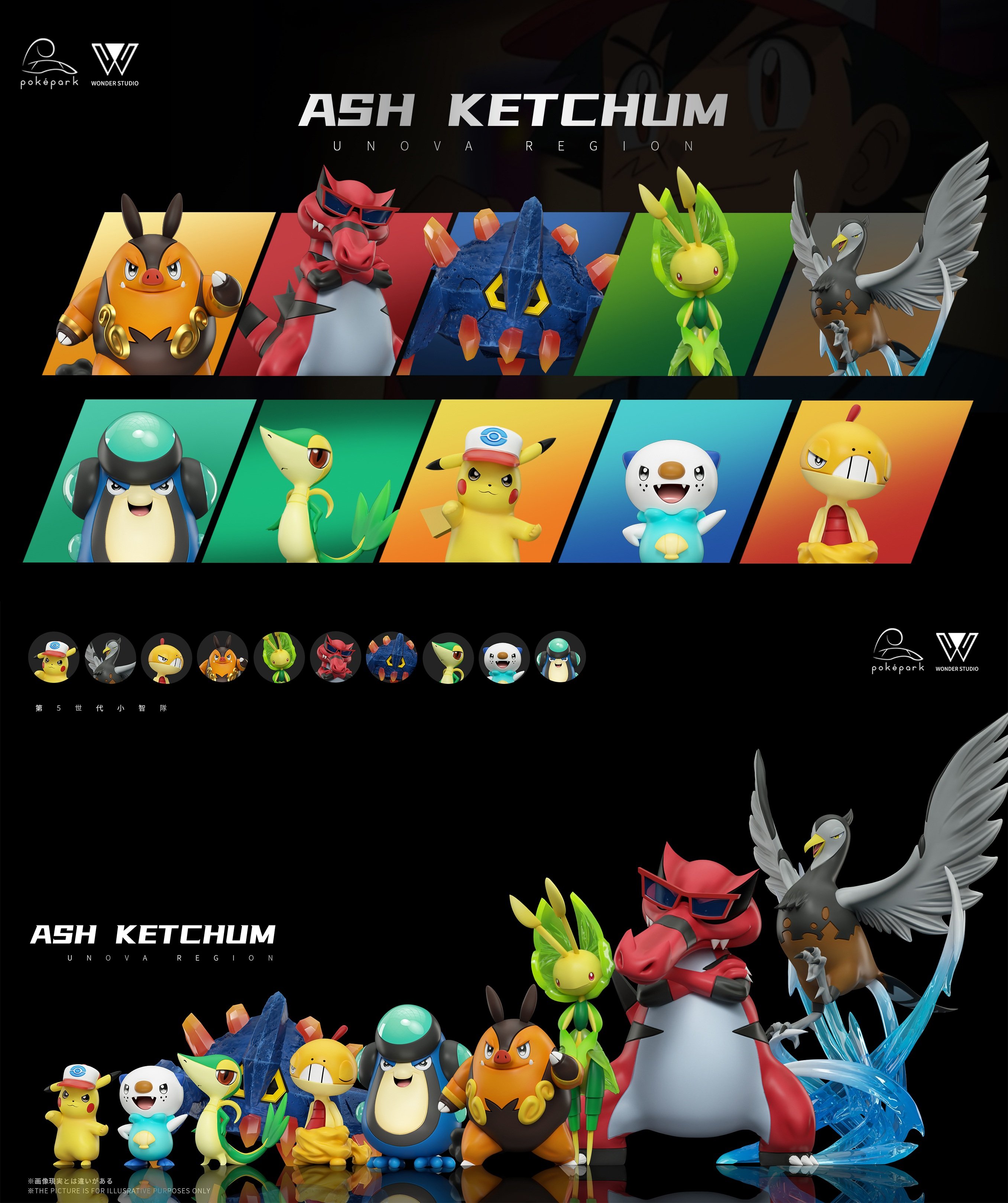 【寶可夢】poképark x 玩得 Wonder－寶可夢 小智戰隊 第五彈 合眾地區