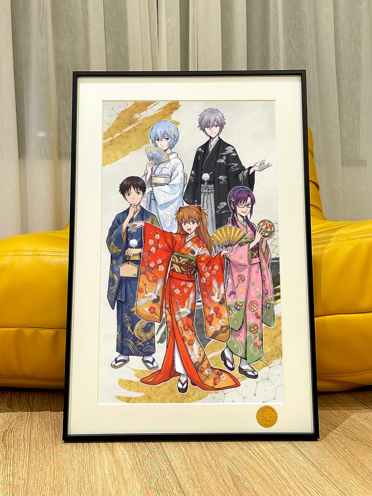 【週邊】星空工作室－新世紀福音戰士 和服EVA 裝飾畫