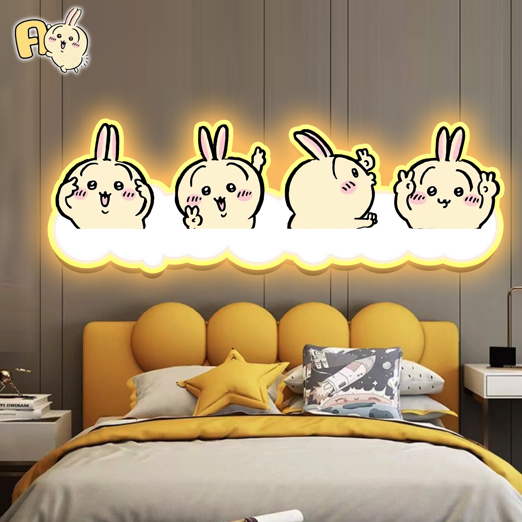 【週邊】阿喵畫社-烏薩奇橫款燈帶畫