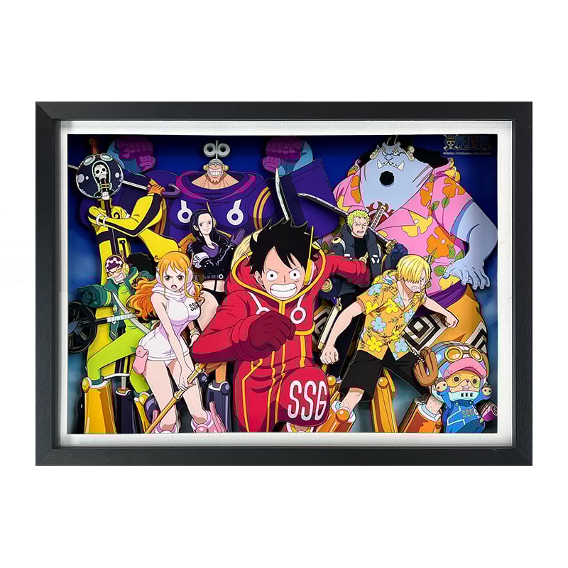 【正版授權】HAPPY LIFE-航海王OP立體畫