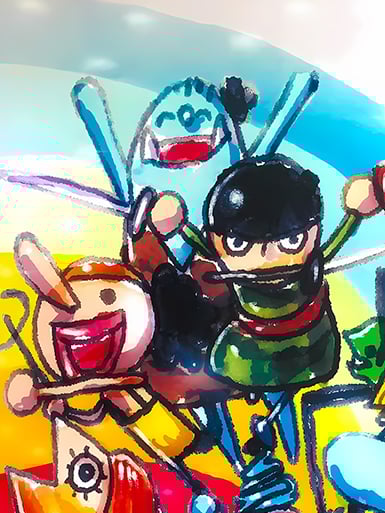 【週邊】巴洛克－海賊王 畫師路飛 裝飾畫 & 冰箱貼