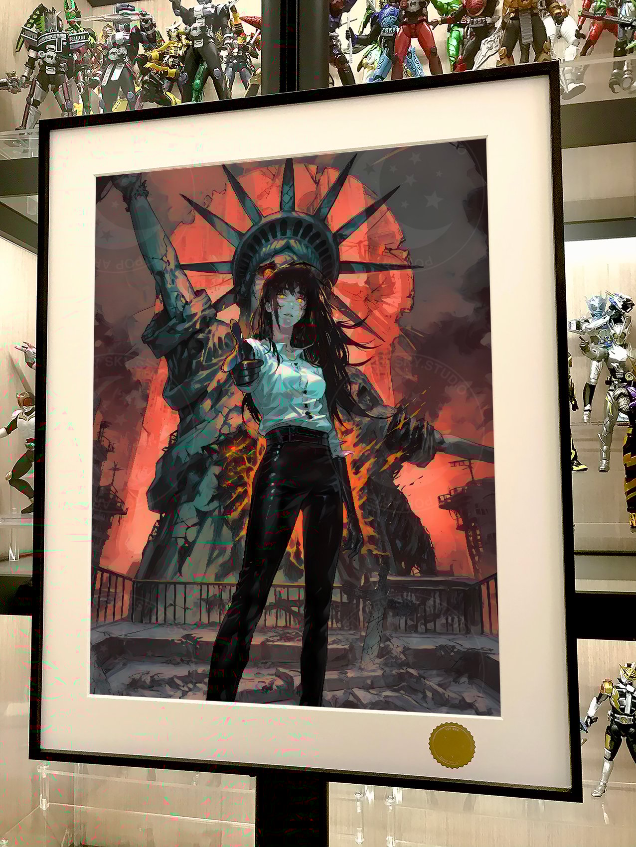 【週邊】星空工作室－電鋸人 三鷹朝 裝飾畫