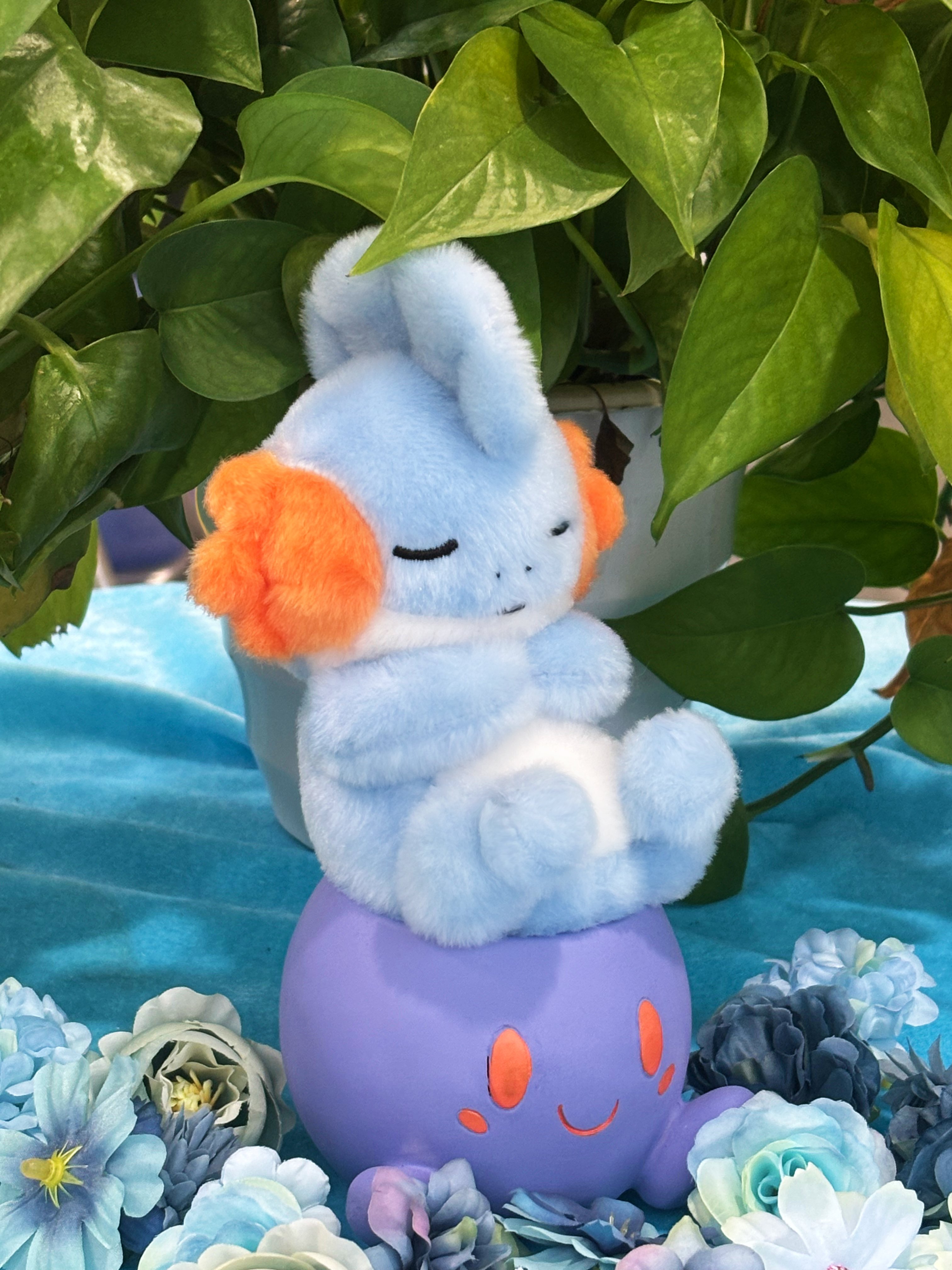 【寶可夢】主意玩家-毛絨手作睡眠系列 水躍魚