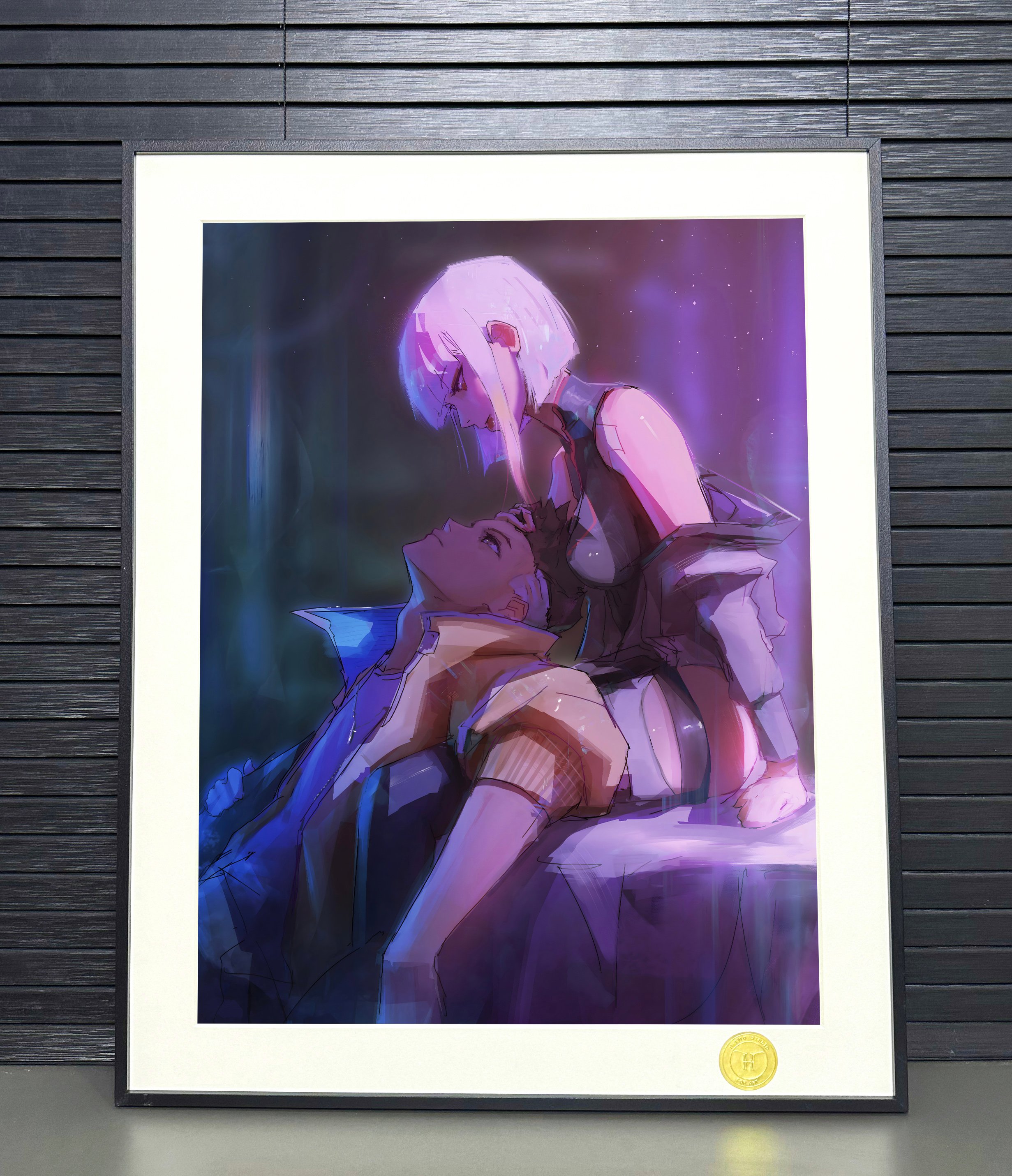 【週邊】H2工作室－賽博龐克 邊緣行者 露西大衛 裝飾畫