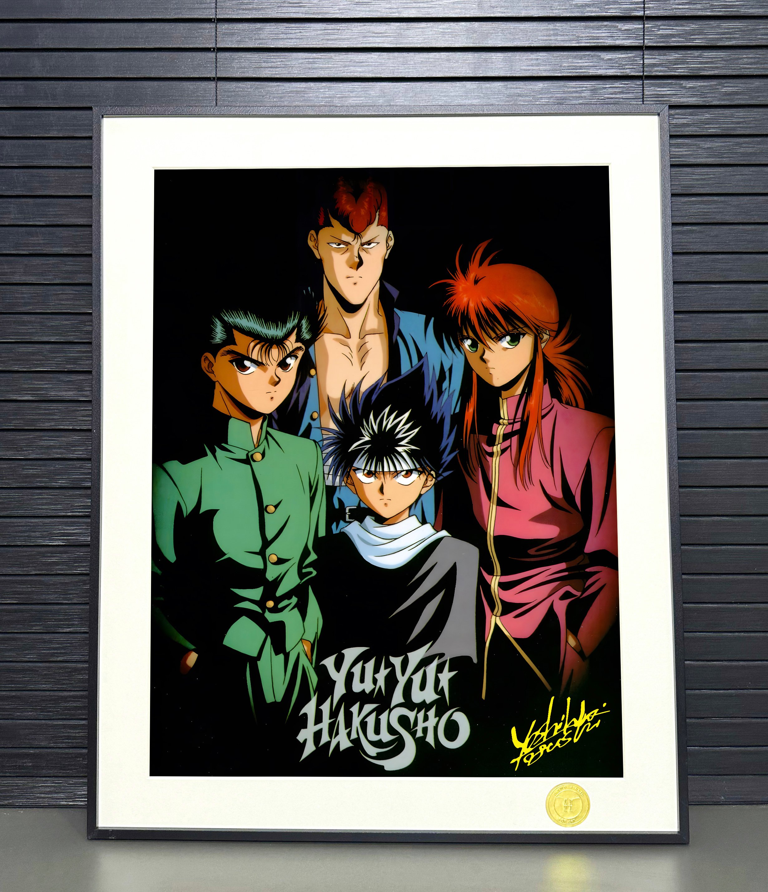 【週邊】H2工作室-幽遊白書 浦飯幽助藏馬飛影桑原與真動漫二次元裝飾畫