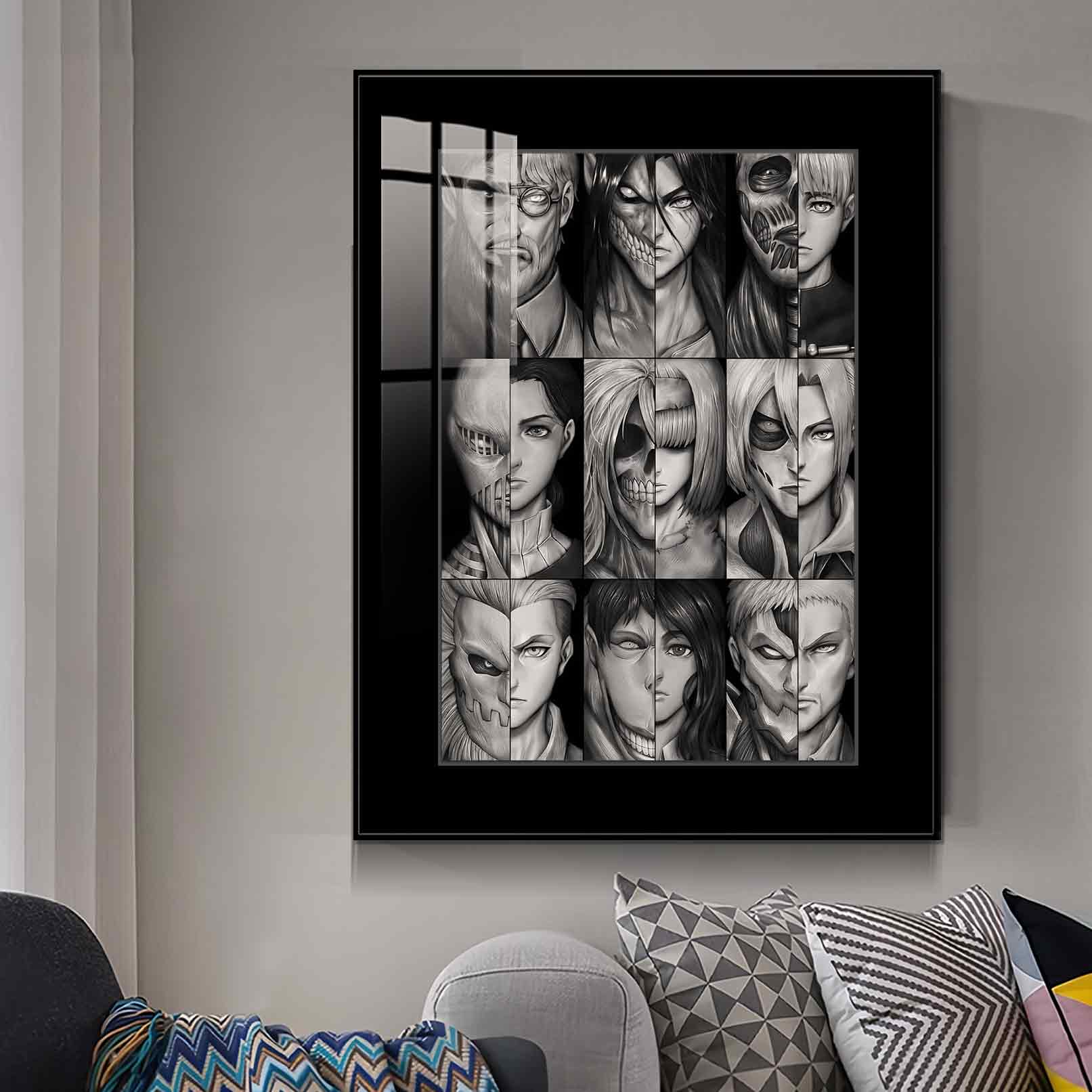 【週邊】橘子工作室-進擊的巨人 巨人化九宮格