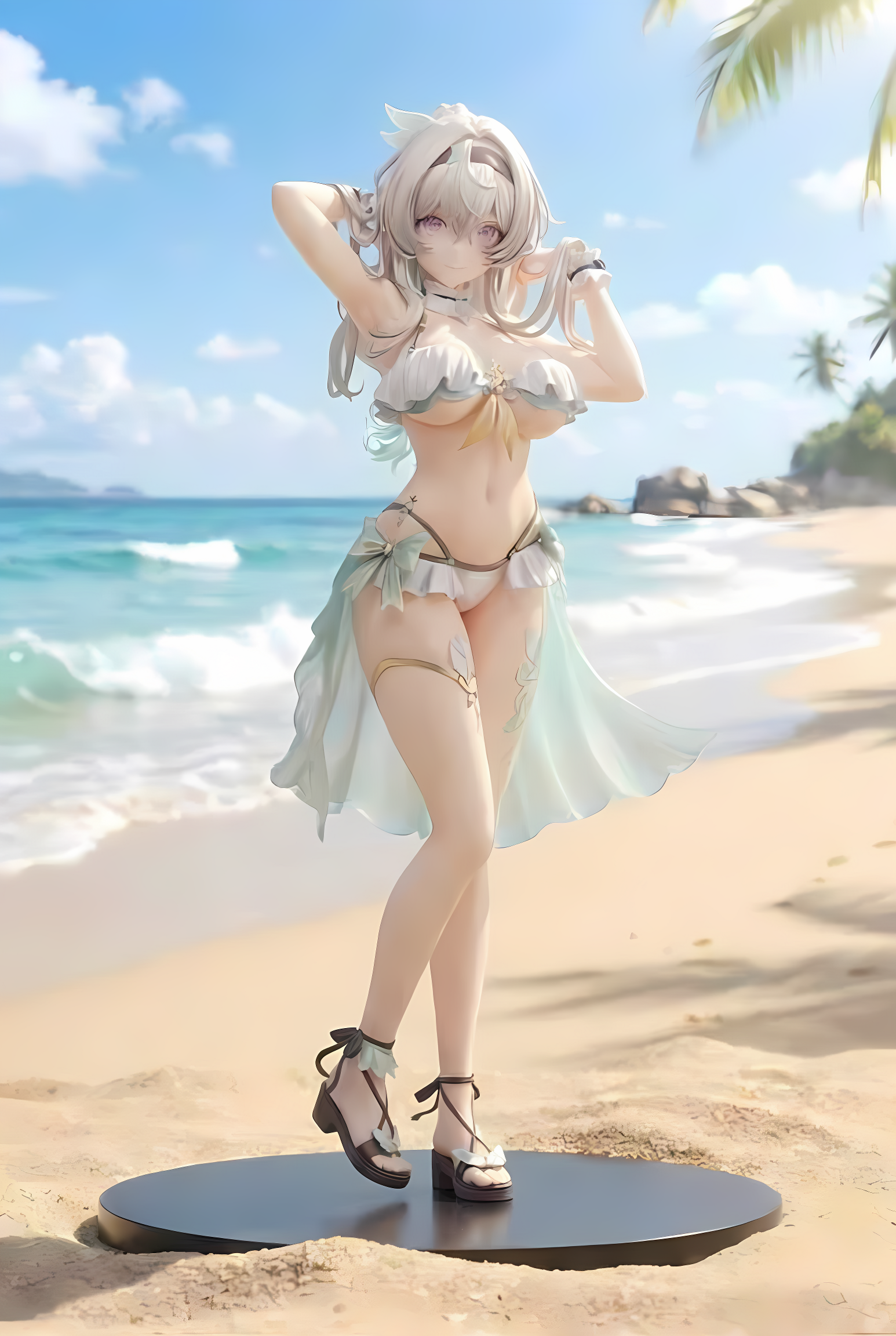 【崩壞】亮鏟塗裝工作室－流螢 水著Ver.