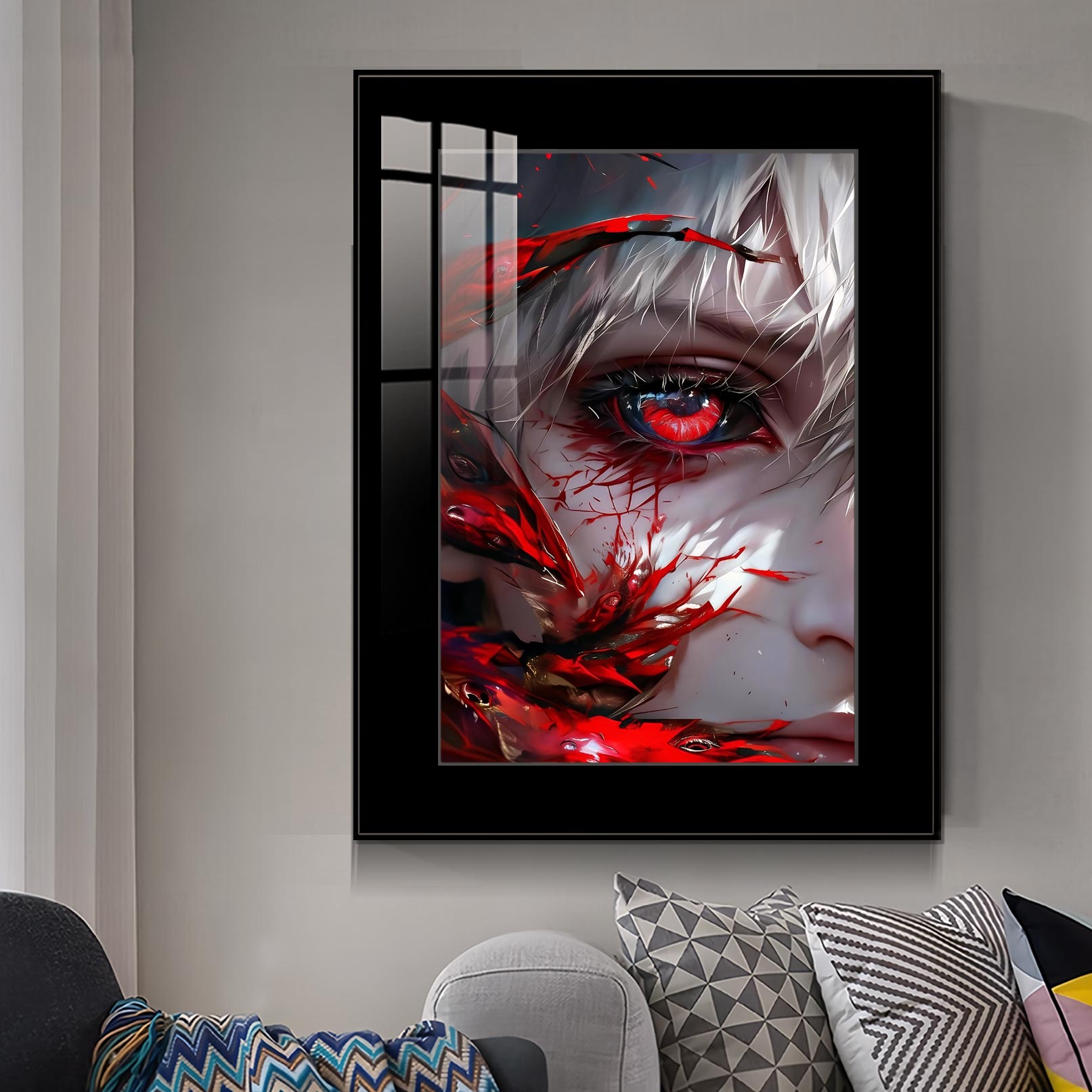 【週邊】橘子工作室－東京喰種 金木 赫子化瞳目 裝飾畫