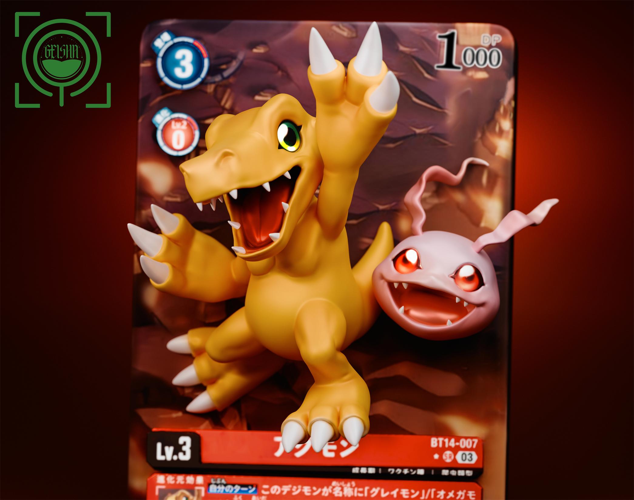 【數碼寶貝】GEISHA瑰夏社-數碼寶貝卡牌系列 第一彈 亞古獸與滾球獸