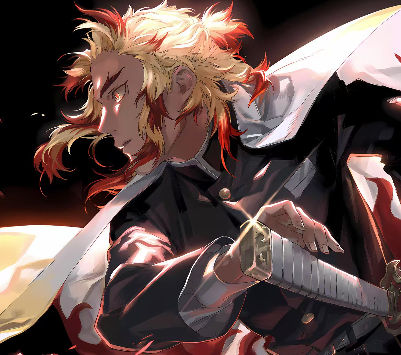 【週邊】H2工作室-煉獄杏壽郎 大哥炎柱鬼滅之刃裝飾畫