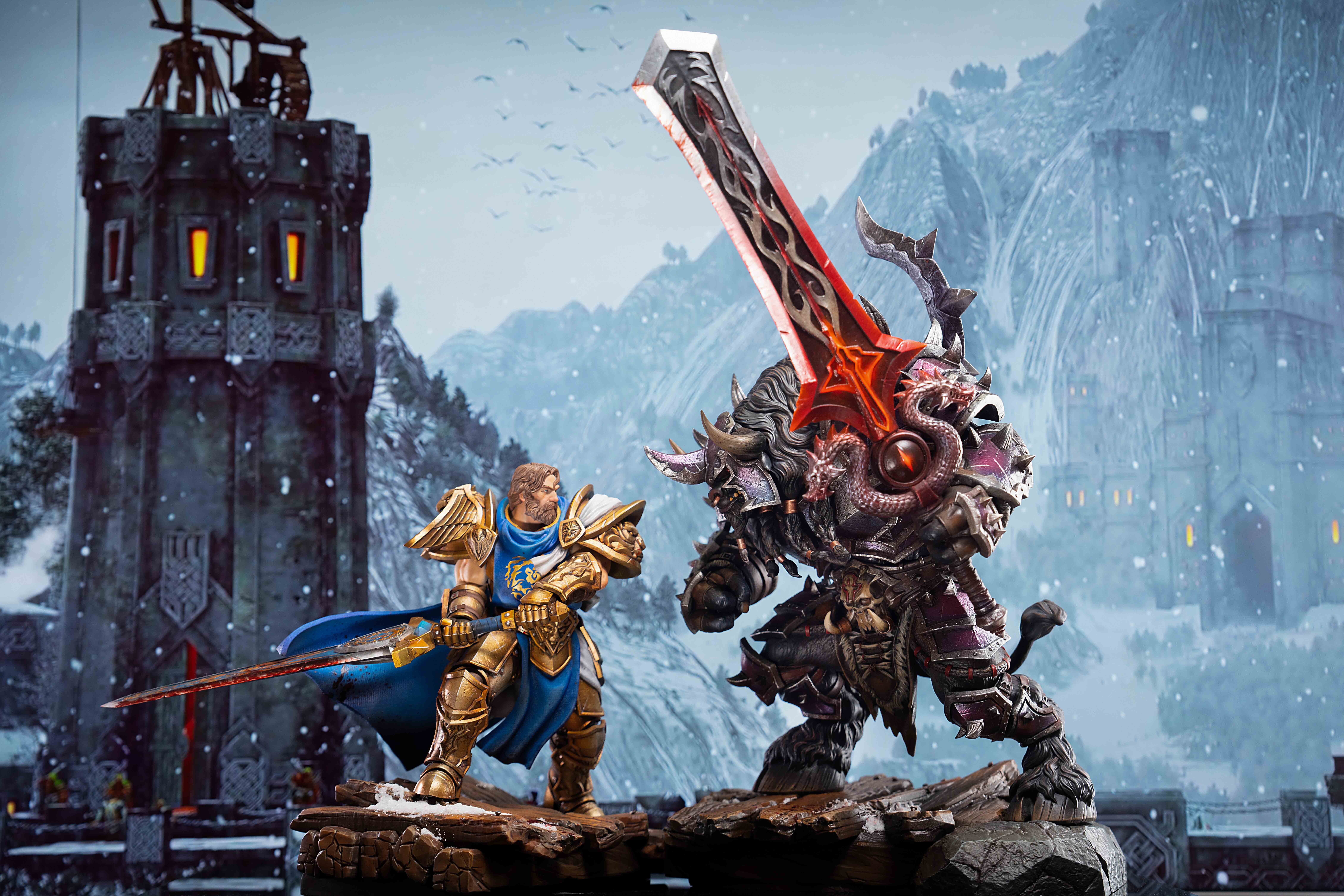 【魔獸世界】嘲顱工作室-經典舊世系列 第一彈 人類大元帥VS牛頭人督軍