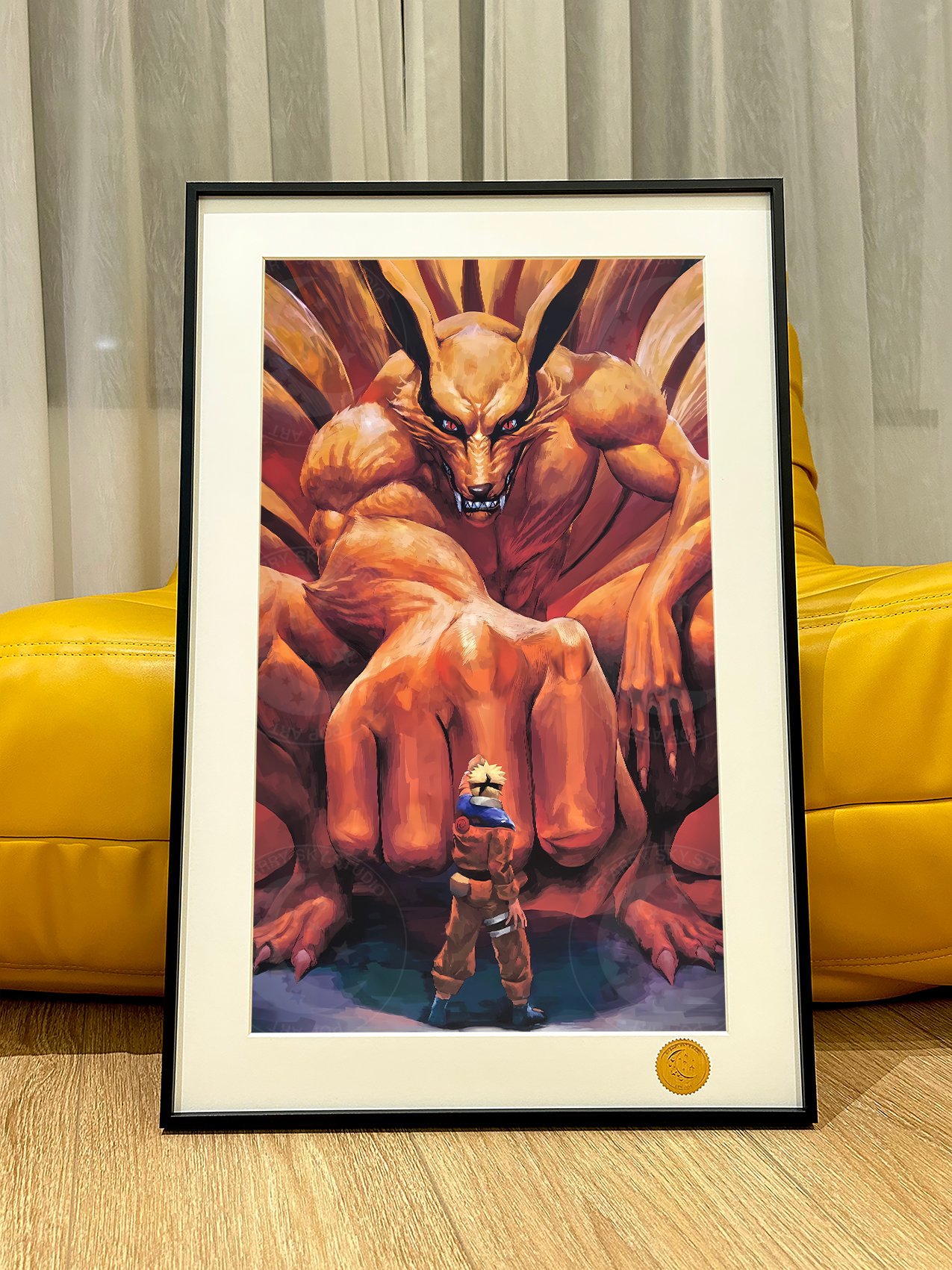 【週邊】星空工作室－火影忍者 九尾之力 裝飾畫