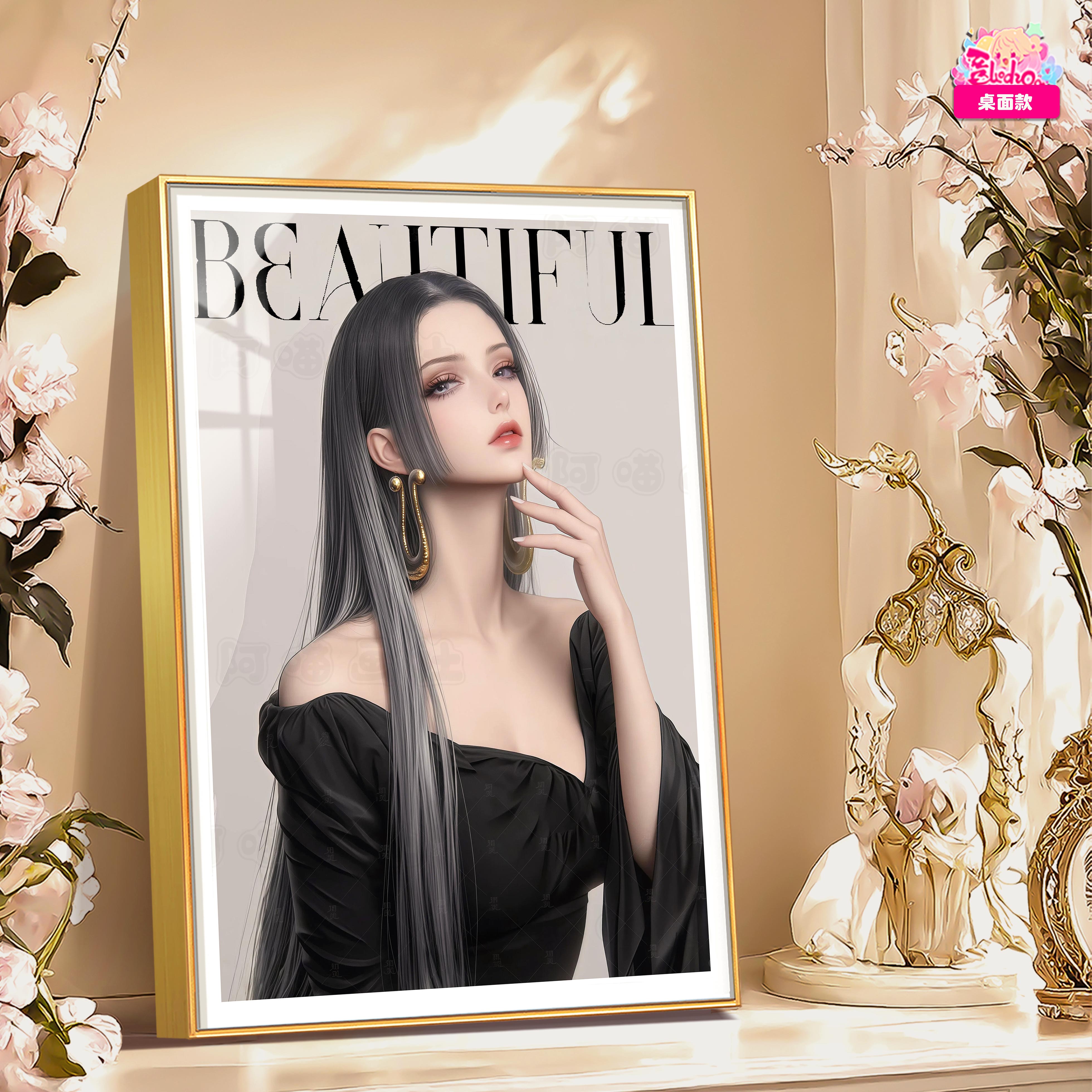 【週邊】阿喵畫社－墨紗韻 凝香 波雅・漢庫克女帝 裝飾畫