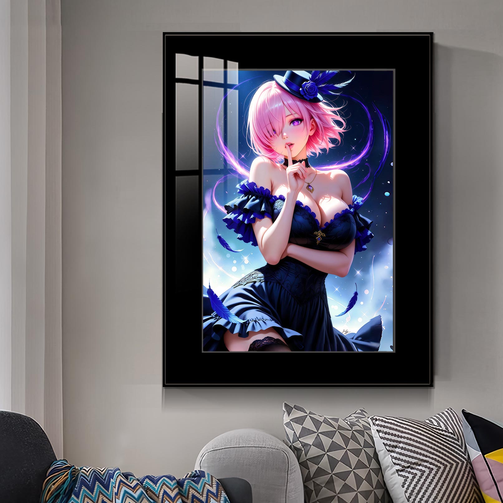 【週邊】橘子工作室－Re:從零開始的異世界生活 晚宴禮服 拉姆 裝飾畫