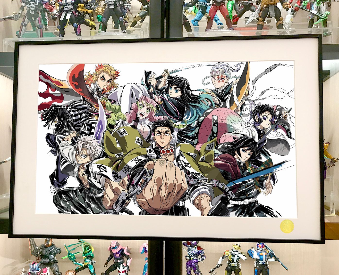 【週邊】星空工作室-九柱集結 鬼滅之刃 無限城篇 炎柱煉獄杏壽郎猗窩座鬼殺隊裝飾畫