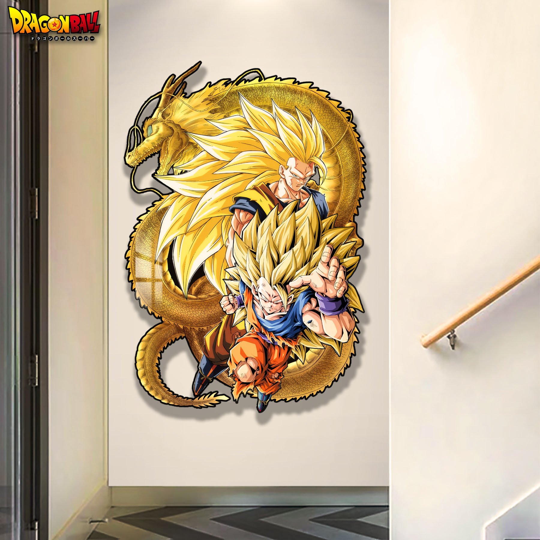 【週邊】阿喵畫社-超級賽亞人悟空燈帶畫