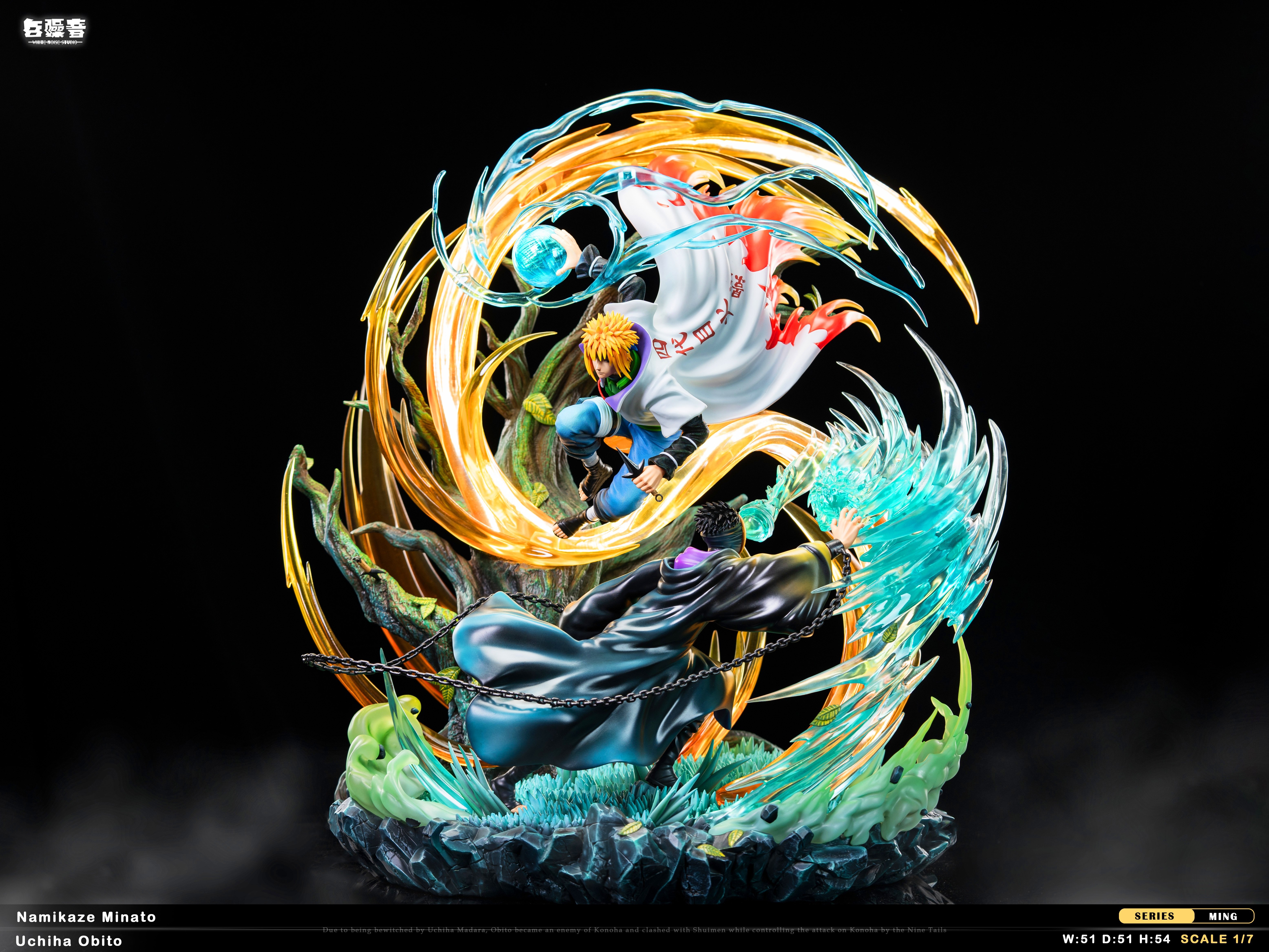 【火影忍者】白噪音工作室-飛雷神二段 波風水門VS帶土