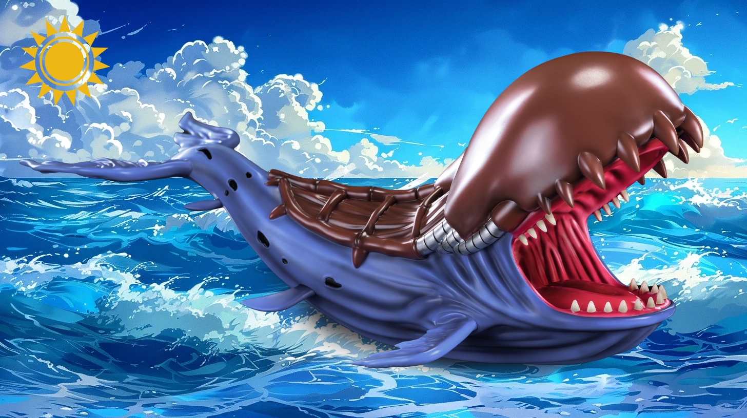 【數碼寶貝】太陽模玩-巨鯨獸