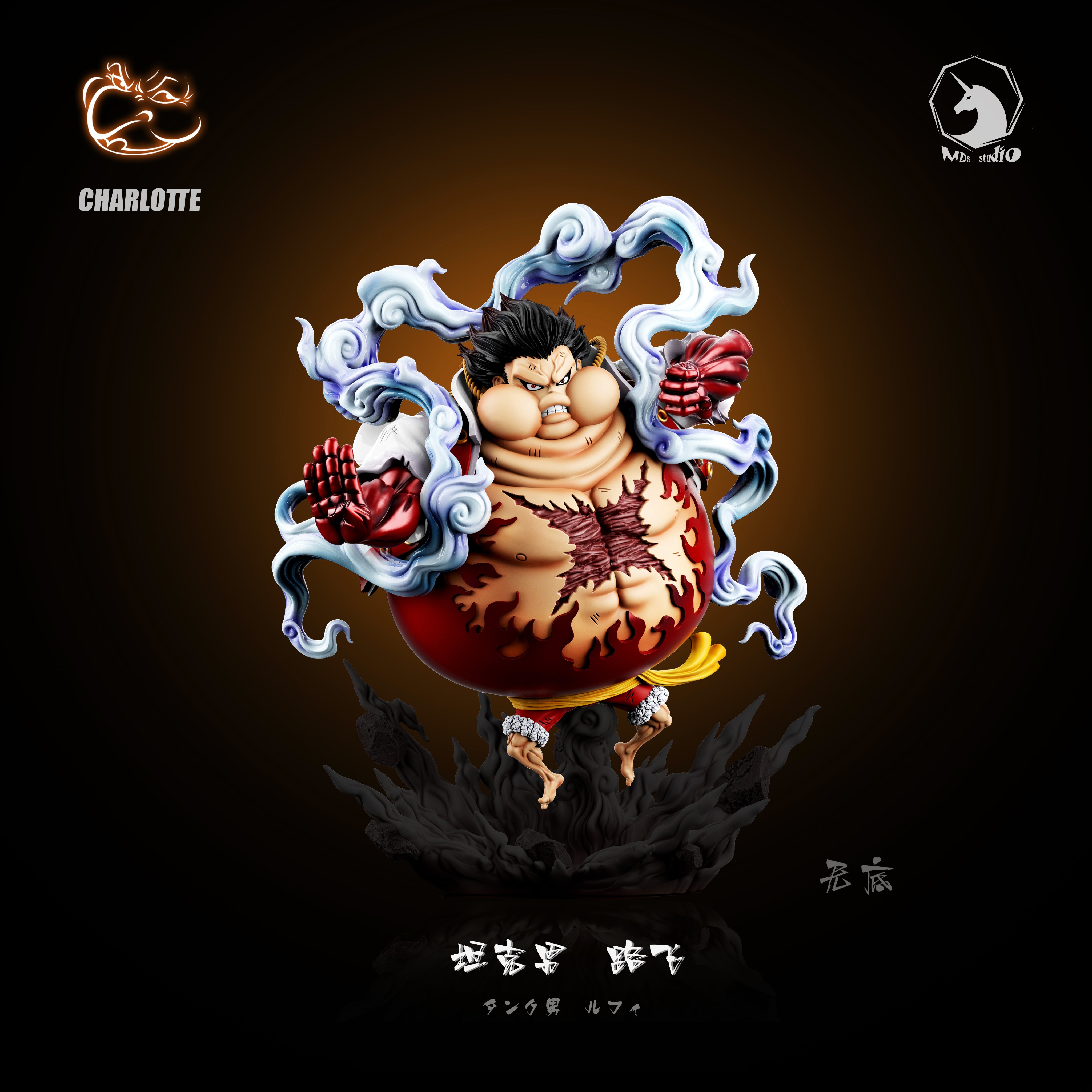 【海賊王】MDS Studio－蛋糕島篇章 030 路飛全形態 003 路飛 坦克人