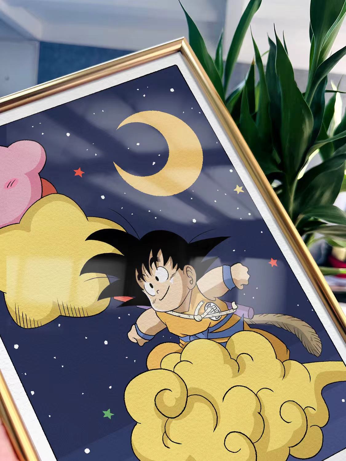 【週邊】千鳥社-小悟空星卡比七龍珠Kirby裝飾畫