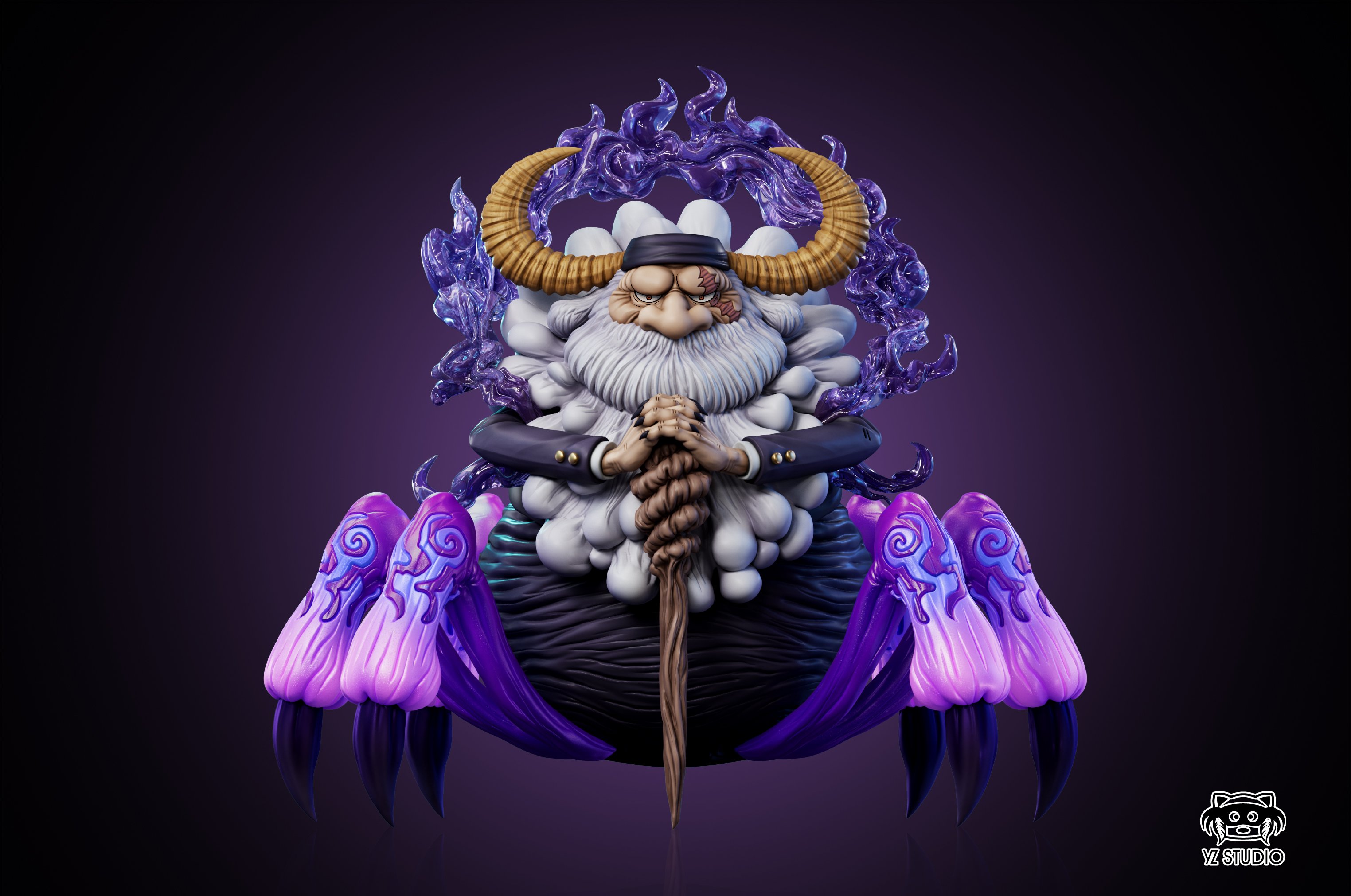 【海賊王】YZ工作室-未來島 蛋尖島 第15彈 牛鬼 薩坦聖