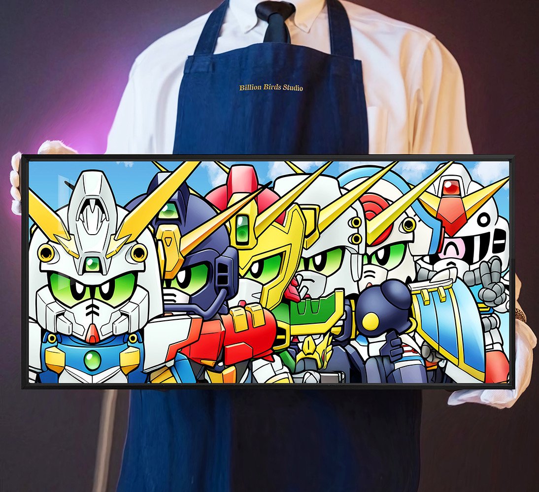 【週邊】千鳥社－萌鋼之魂 裝飾畫