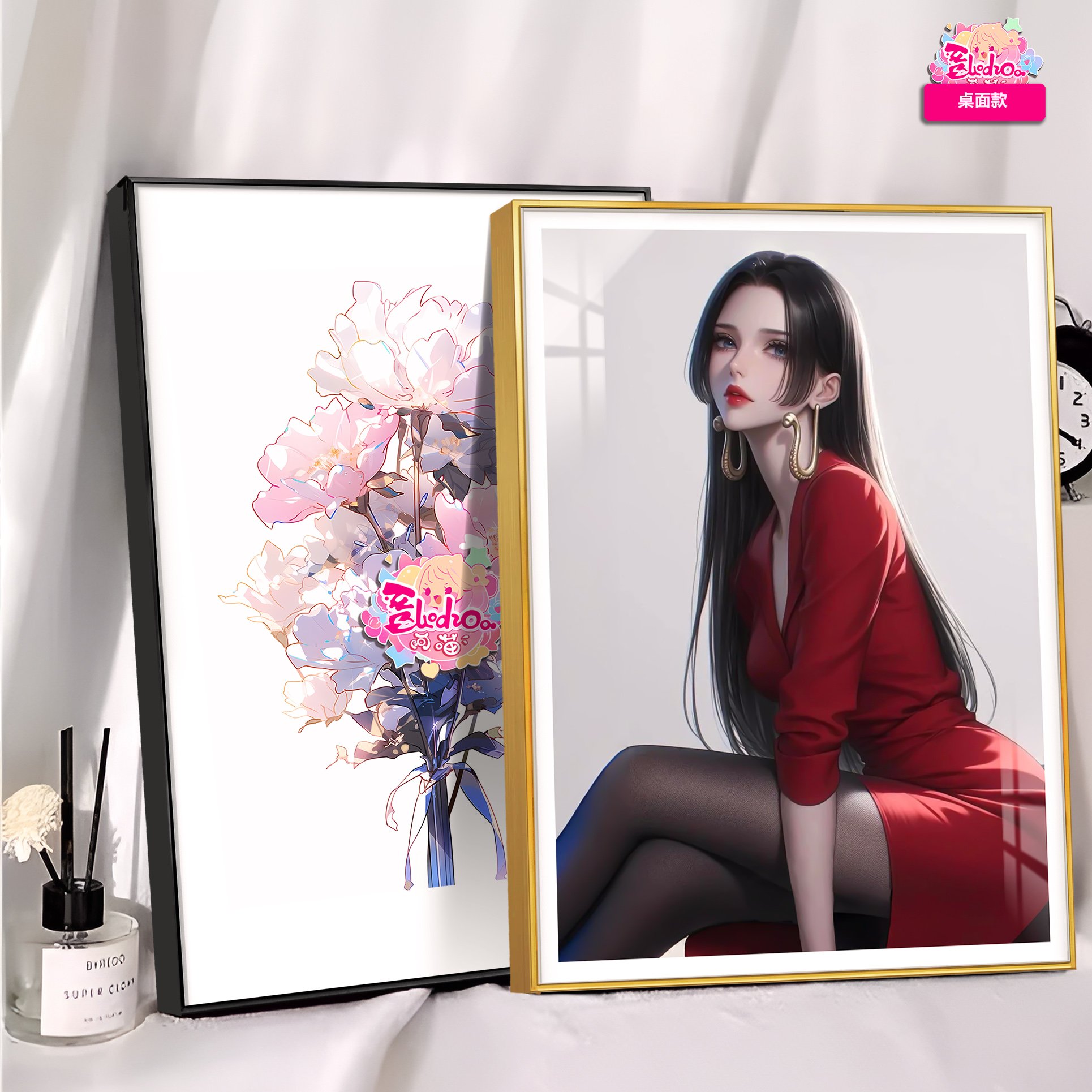 【週邊】阿喵畫社-女明星 紅裝出席 女帝