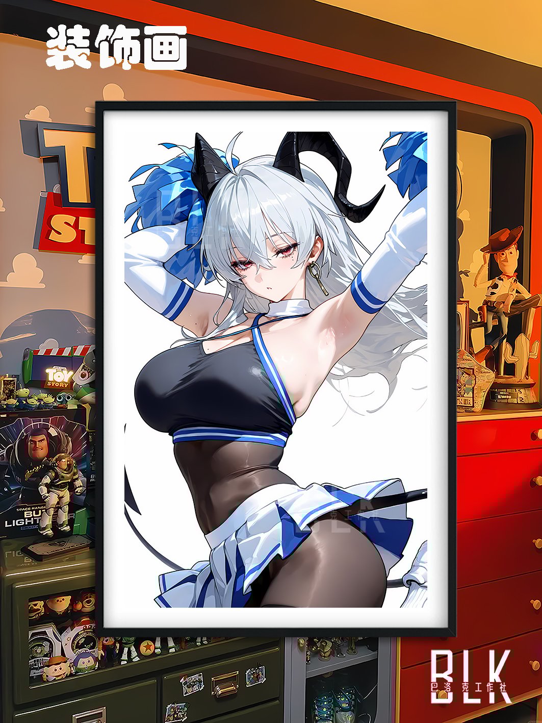 【週邊】巴洛克-拉拉隊贊妮鳴潮Zani遊戲動漫裝飾畫
