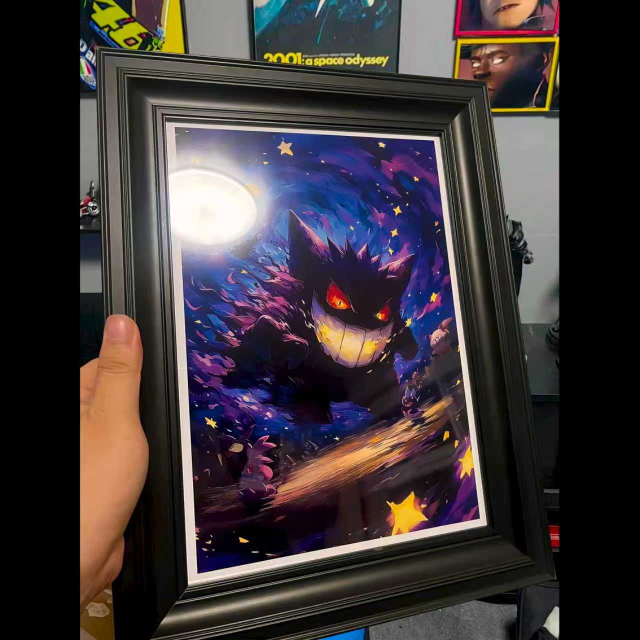 【週邊】阿喵畫社－寶可夢 幽夜耿鬼 裝飾畫