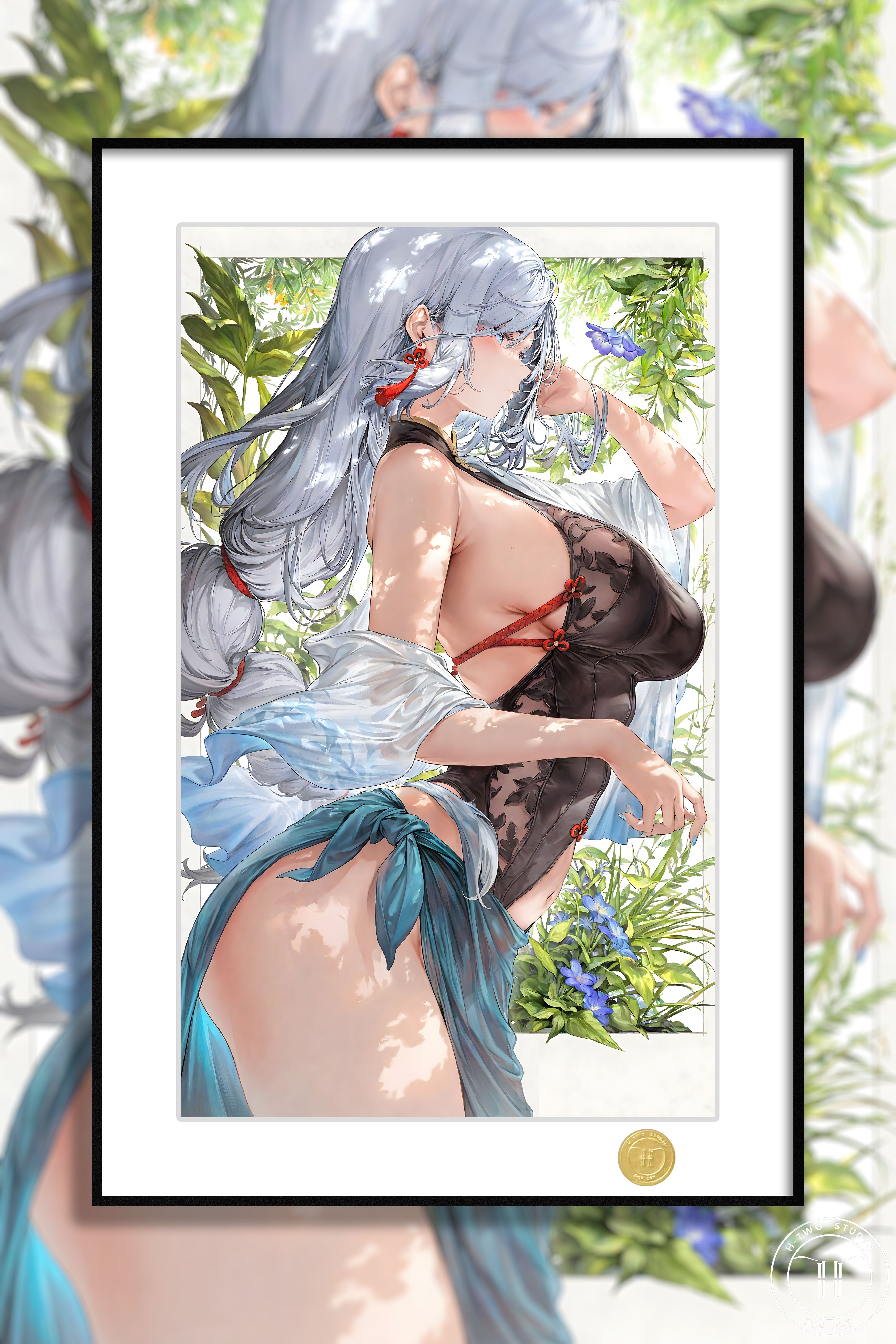 【週邊】H2工作室－原神 申鶴 孤辰煢懷 裝飾畫