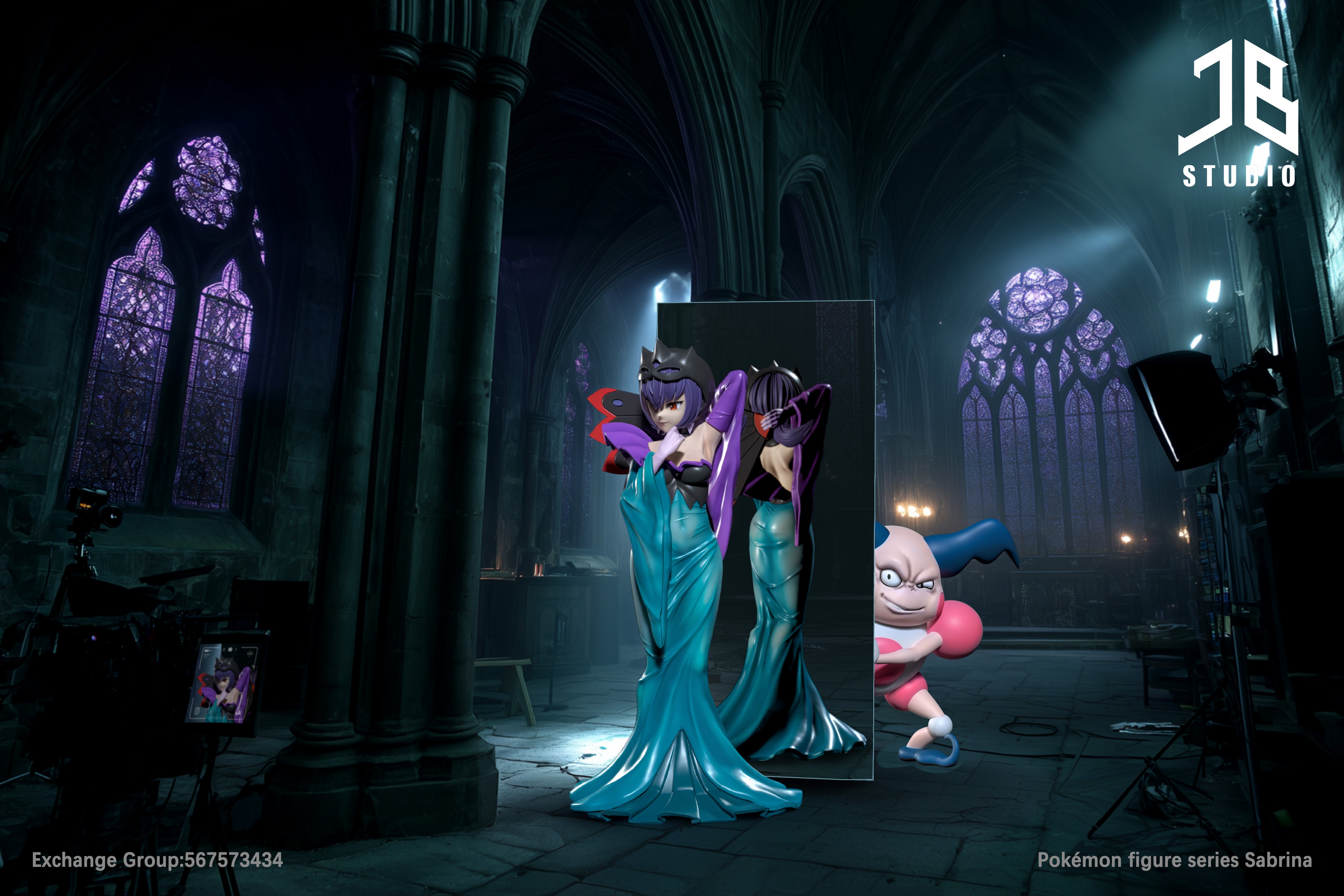 【寶可夢】精寶工作室 JB Studio－人物系列 魔法女王 娜姿＆魔牆人偶