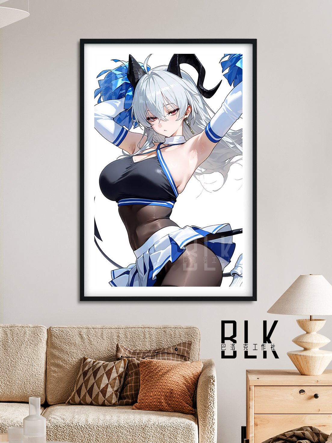 【週邊】巴洛克-拉拉隊贊妮鳴潮Zani遊戲動漫裝飾畫