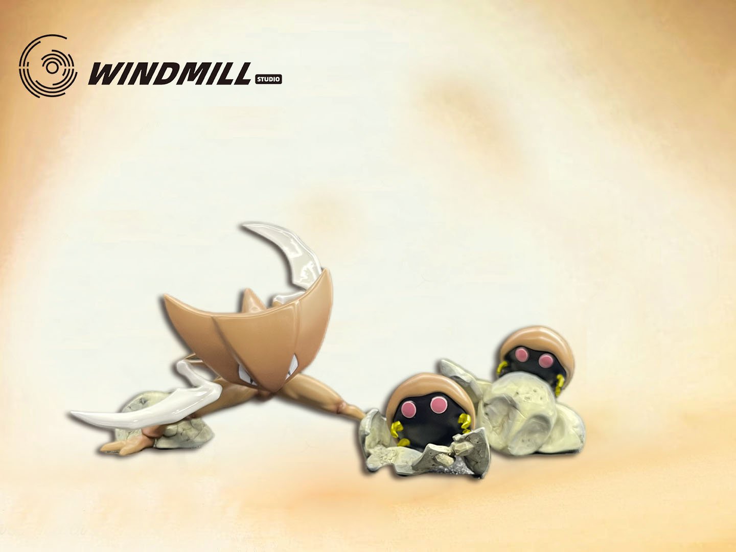 【寶可夢】WM風車工作室-鐮刀安全帽 化石安全帽 進化組（海外現貨）