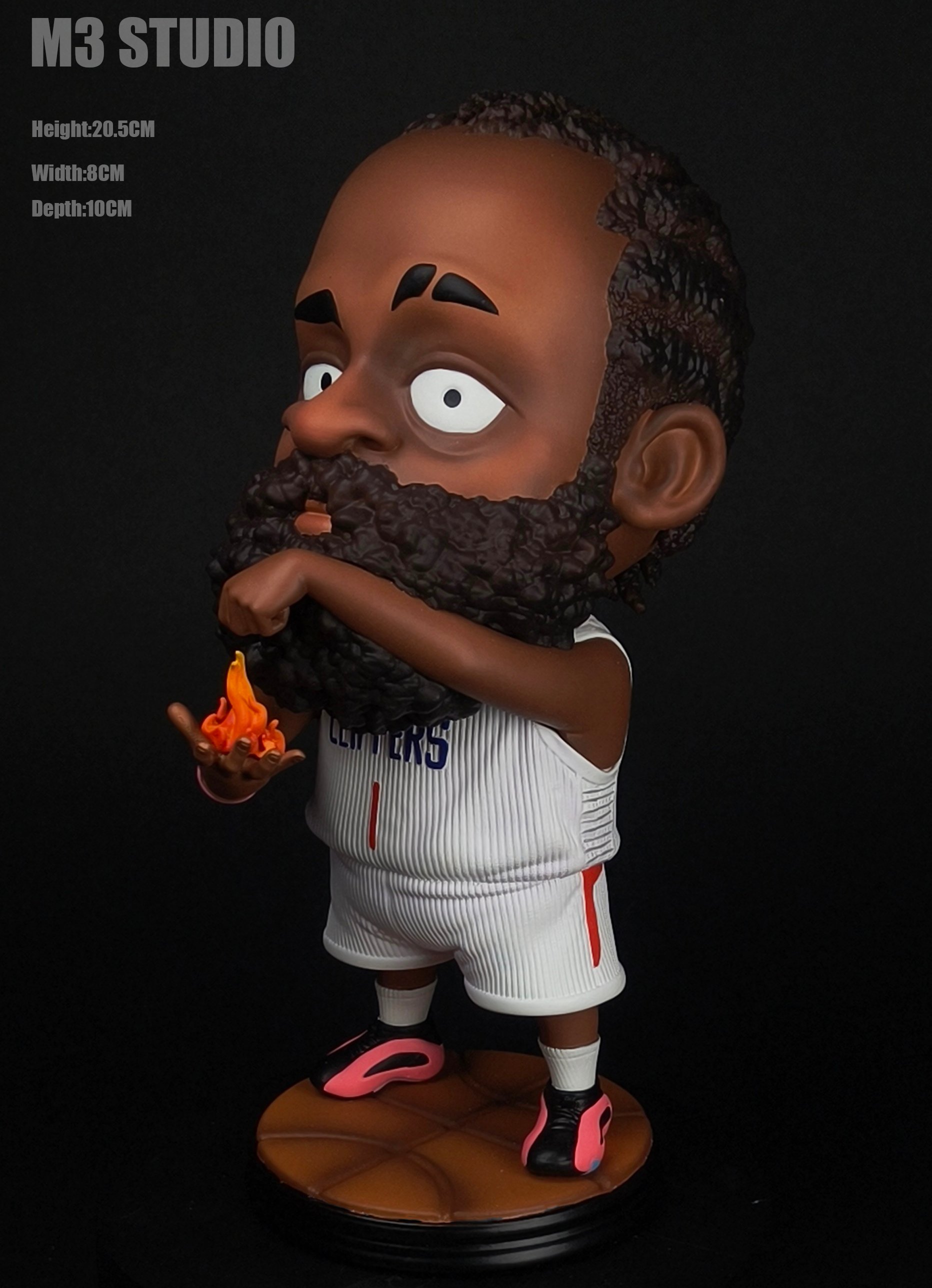 【運動明星】M3工作室-NBA Q版 快船隊 大鬍子 詹姆斯哈登2.0