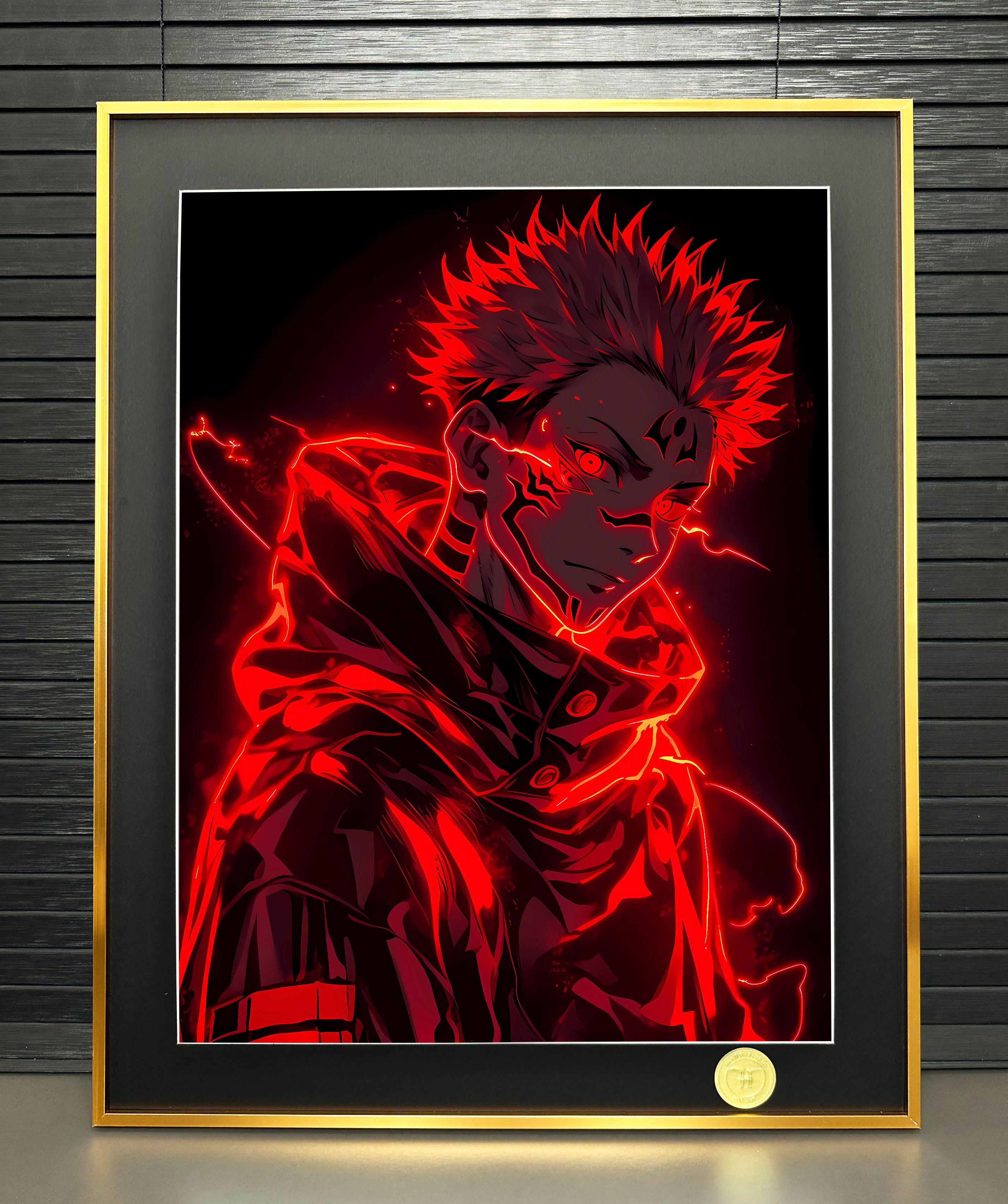 【週邊】H2工作室-兩面宿儺 咒術迴戰虎杖動漫二次元裝飾畫