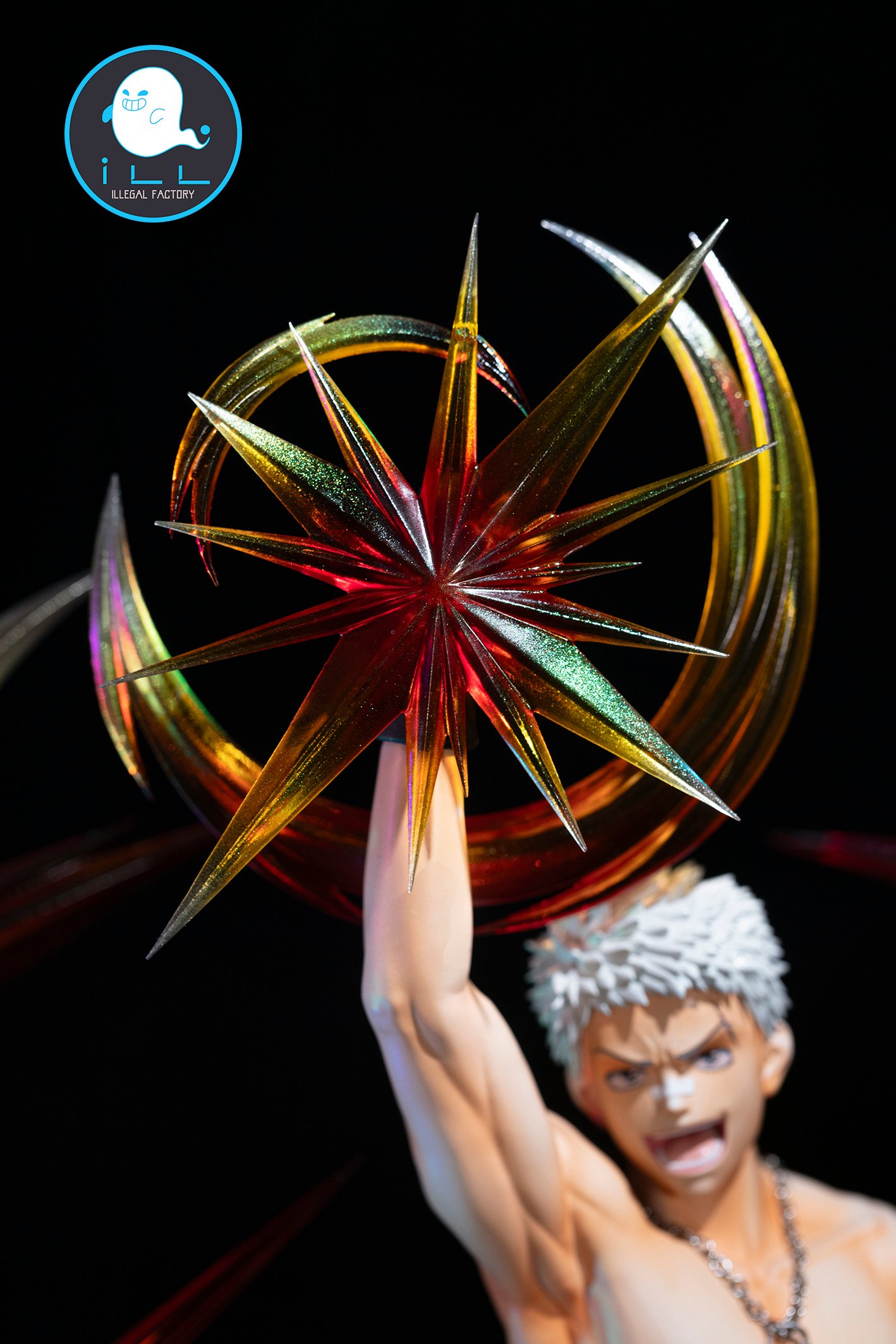 【家庭教師】ILL地下工廠-家庭教師REBORN 指環篇 笹川了平 藍波+戒指擺台套裝