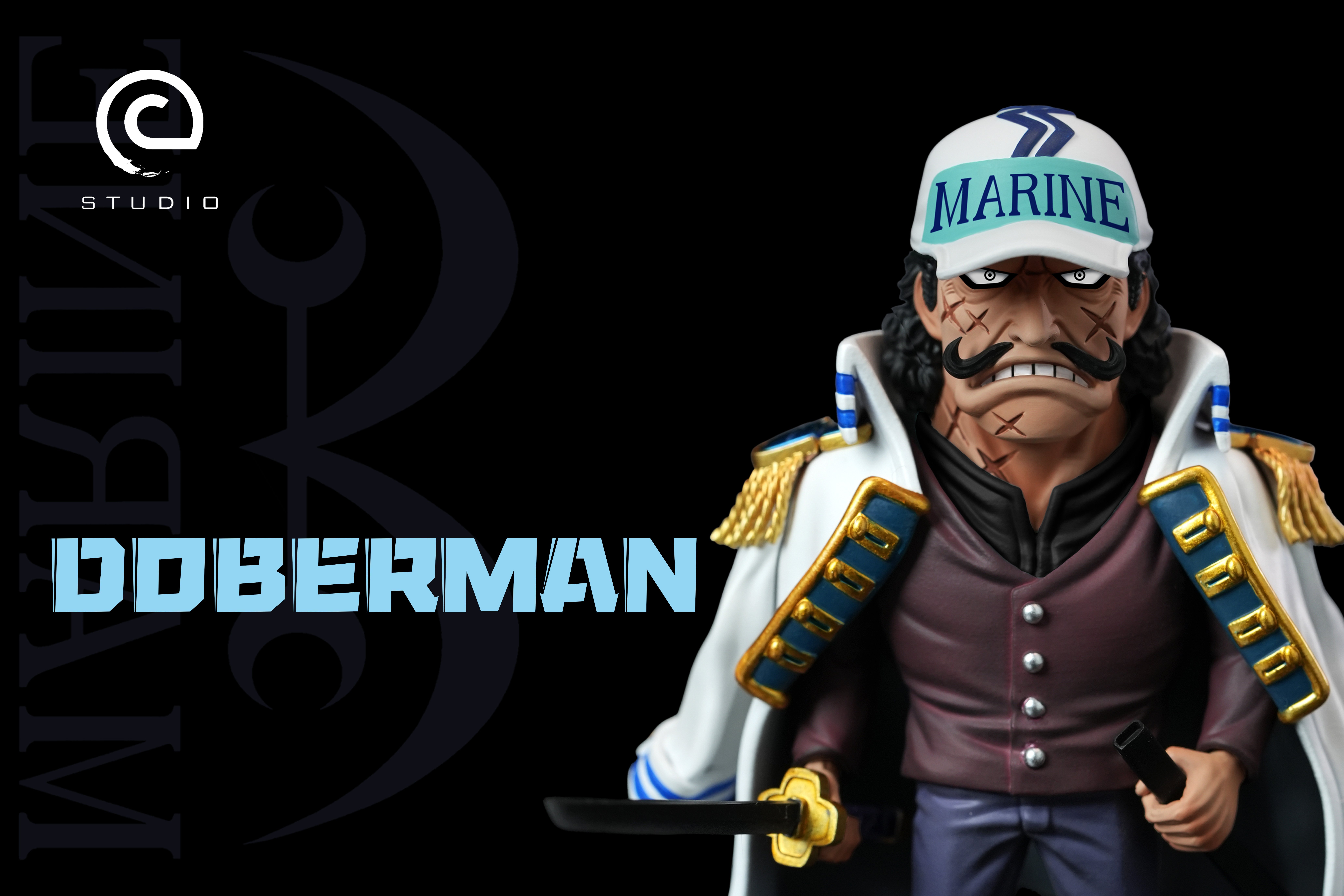 【海賊王】C-STUDIO-海軍系列 海軍本部中將 道伯曼