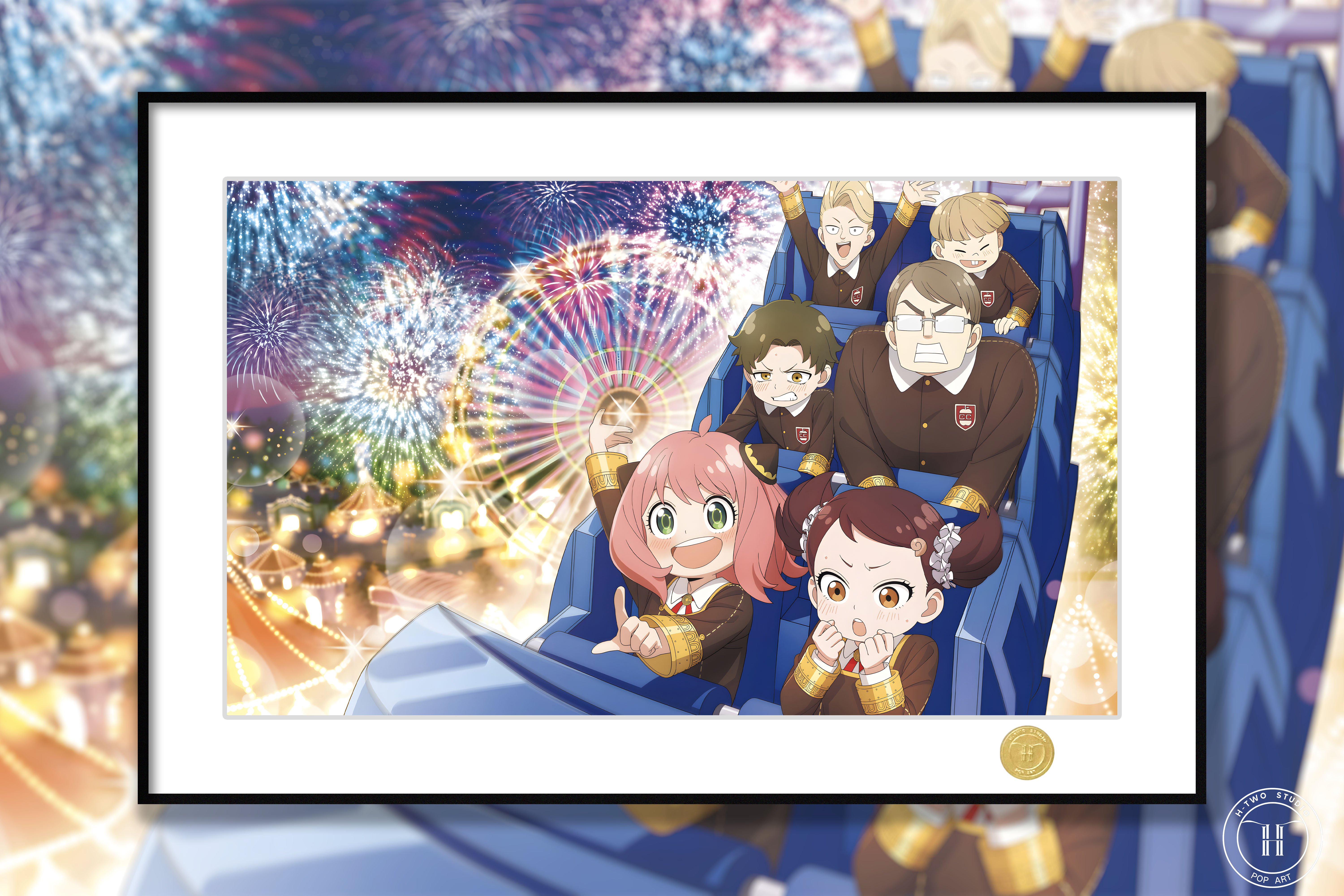 【週邊】H2工作室－SPY×FAMILY 遊樂園學院組 裝飾畫