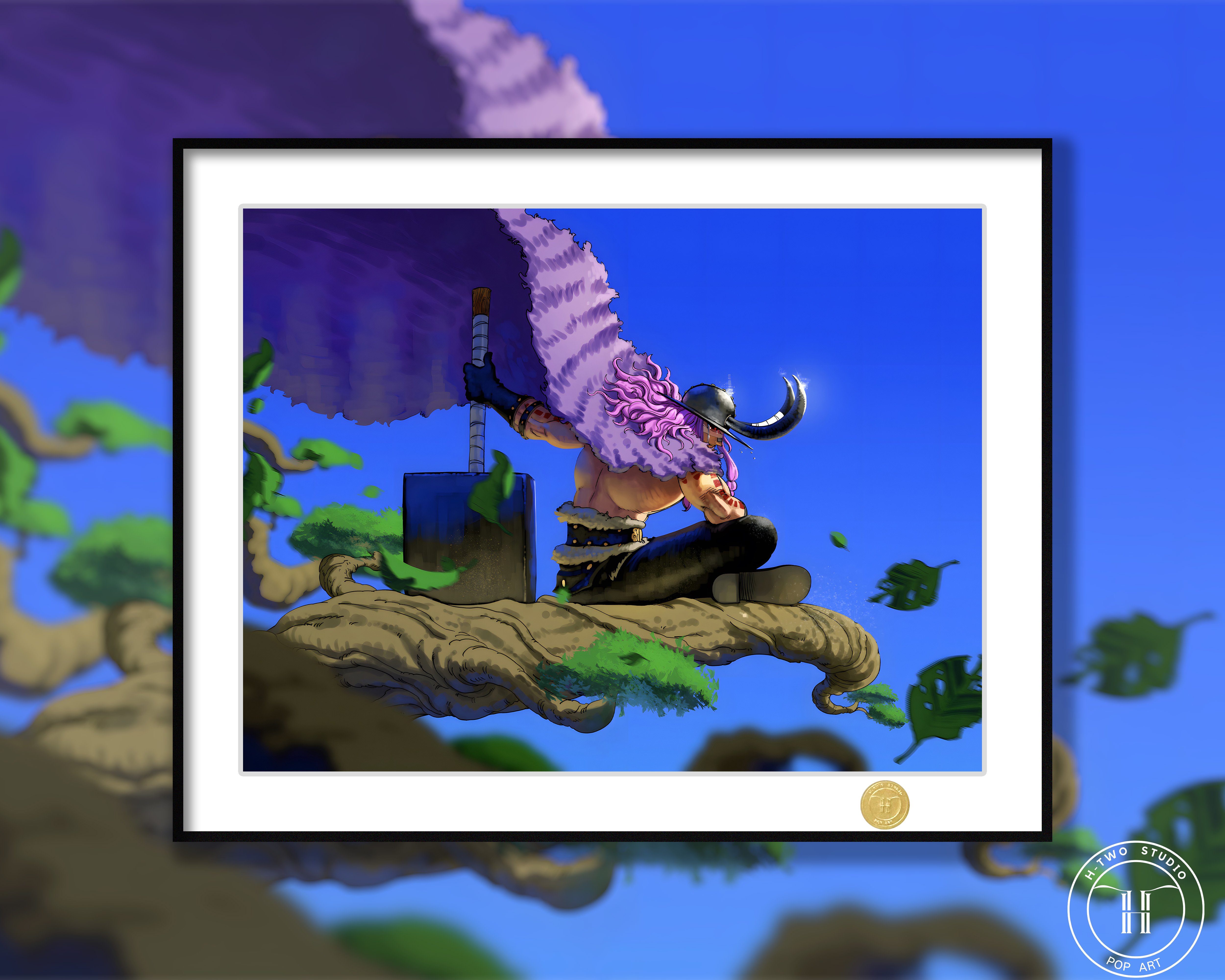 【週邊】H2工作室－海賊王 詛咒王子洛基 裝飾畫